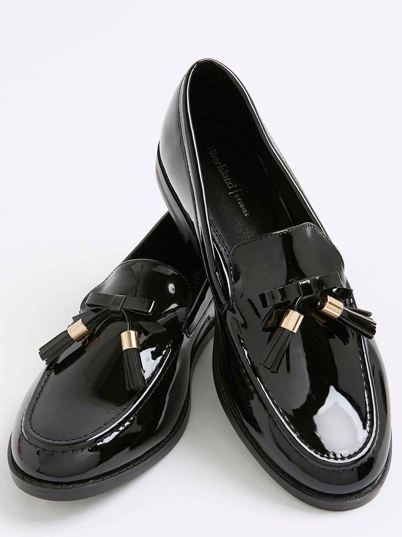river-island-patent-tassel-loafer-blackdetail