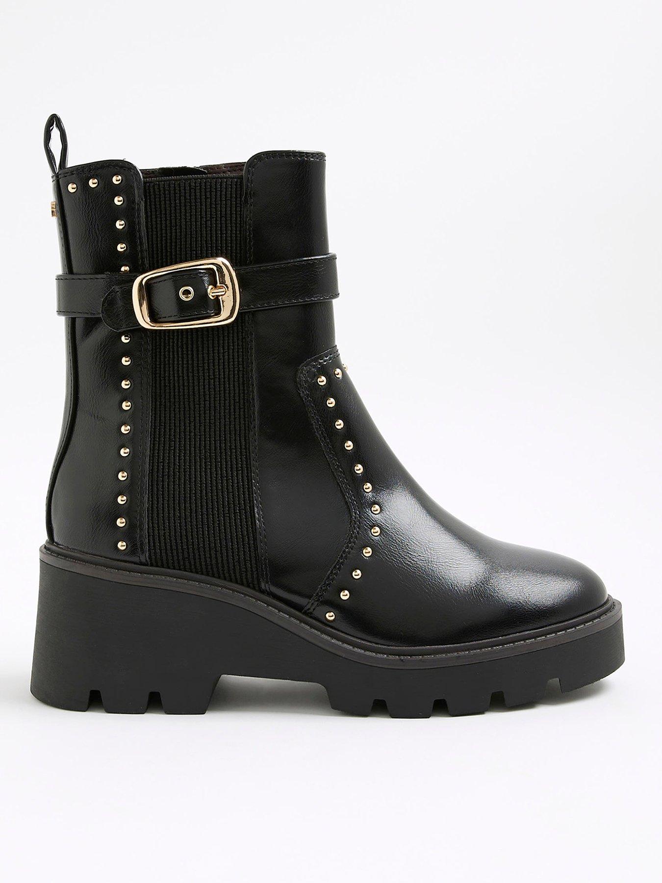 river-island-studded-buckle-wedge-boot-blackstillFront