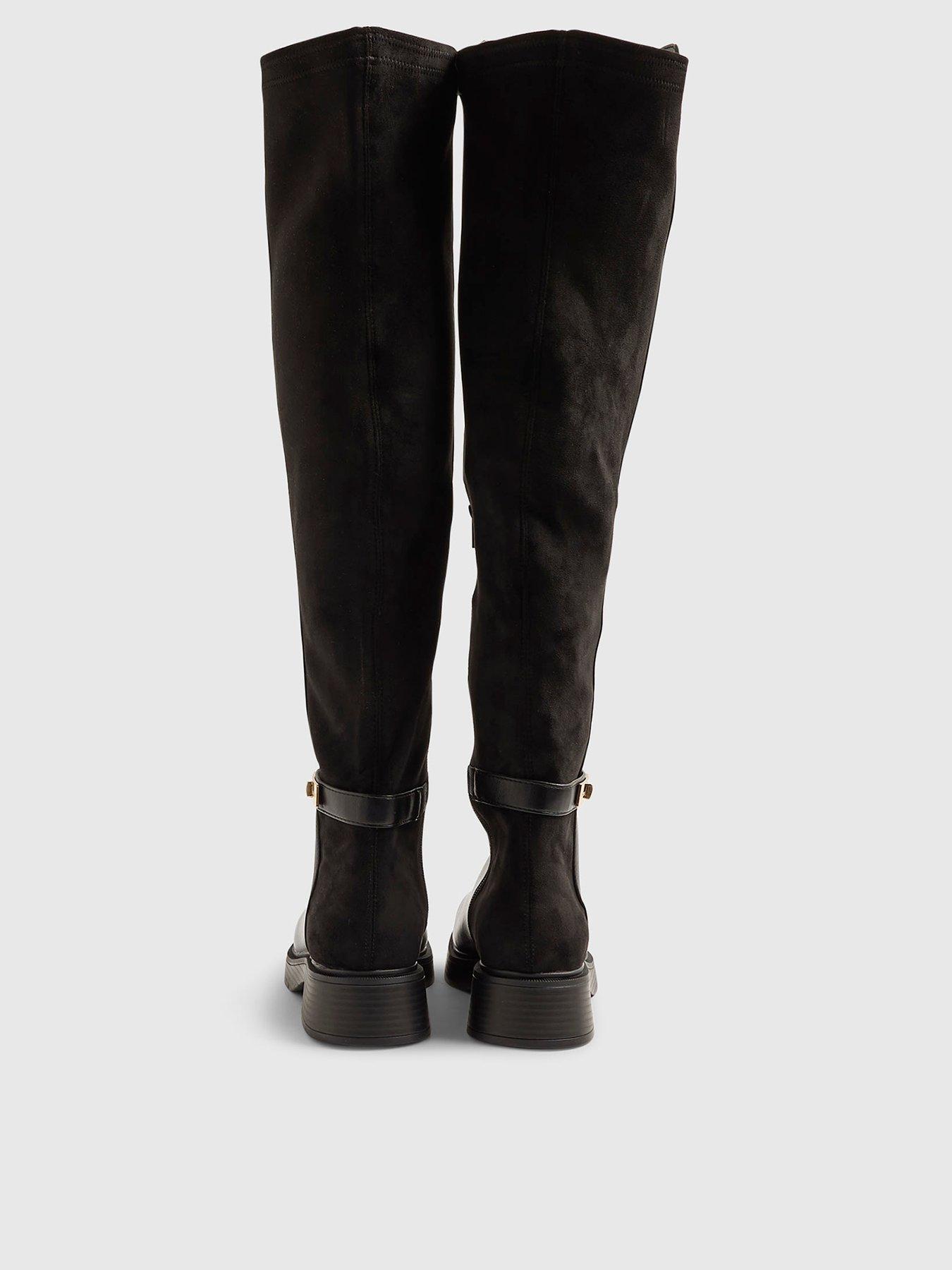 river-island-flat-riding-boot-blackoutfit