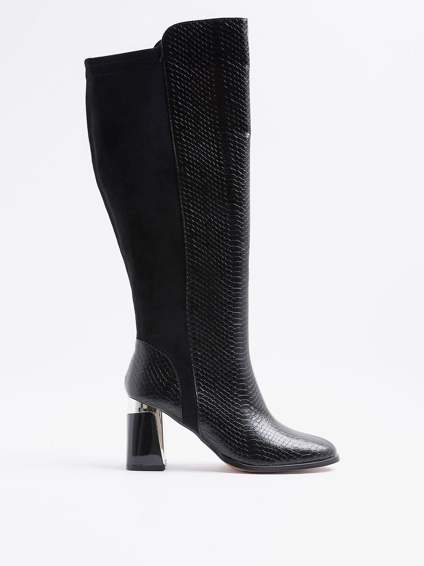 river-island-wide-metal-heel-knee-high-boot-black