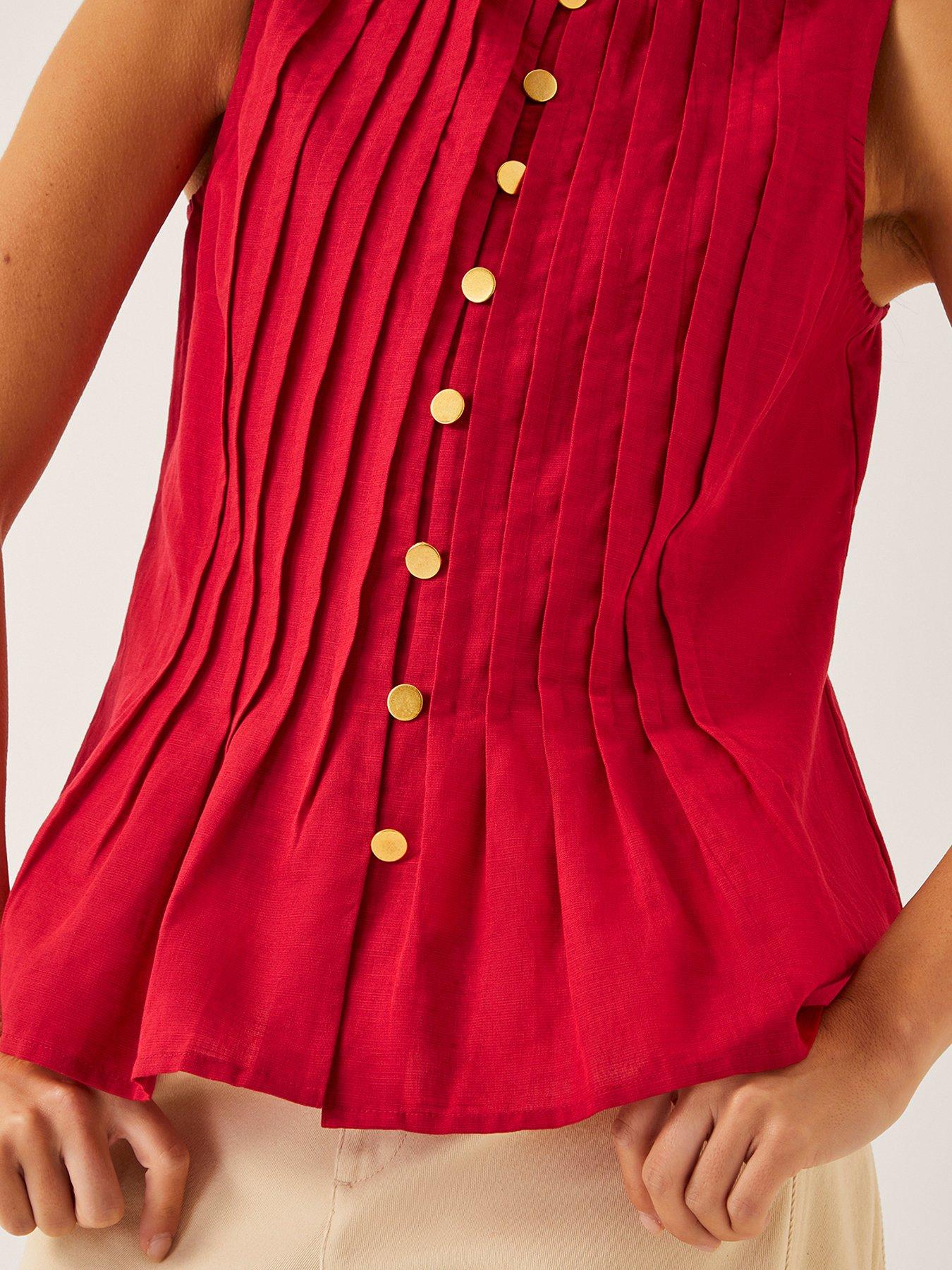 monsoon-monica-pleat-top-redoutfit