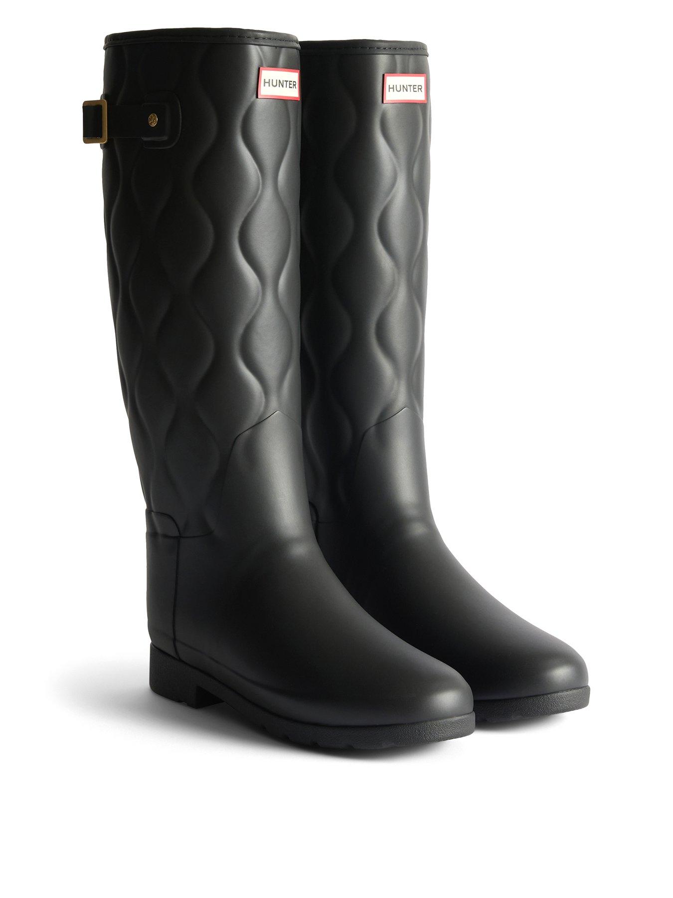 hunter-originals-refined-tall-onion-quilt-wellington-boot--black