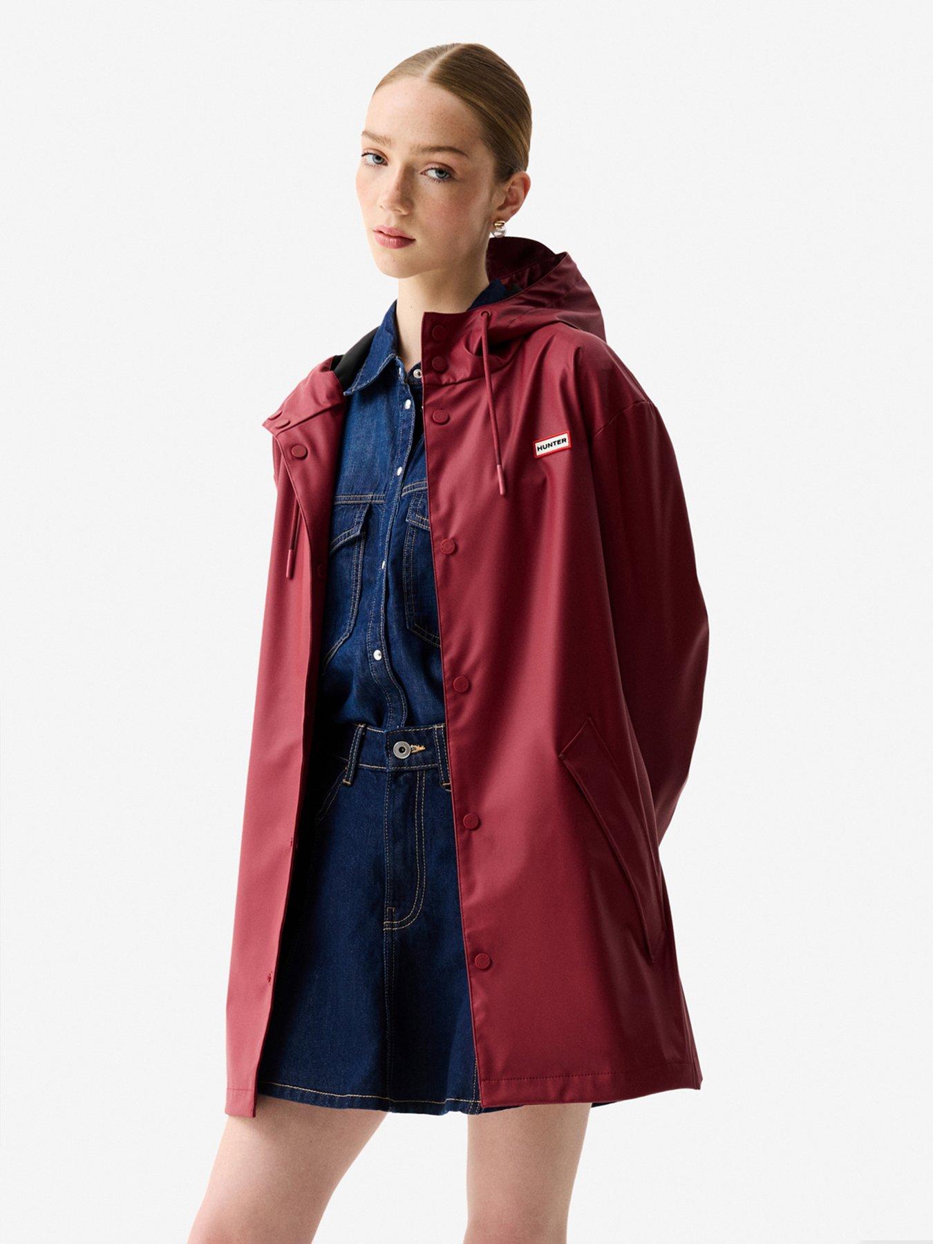 hunter-jo-pu-raincoat-dark-red