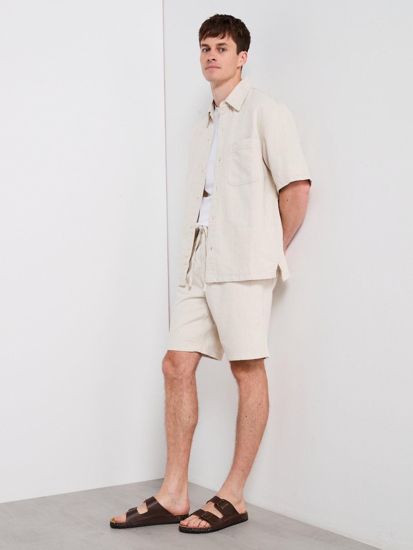 mango-guido-short-sleeve-shirt-light-beigeback