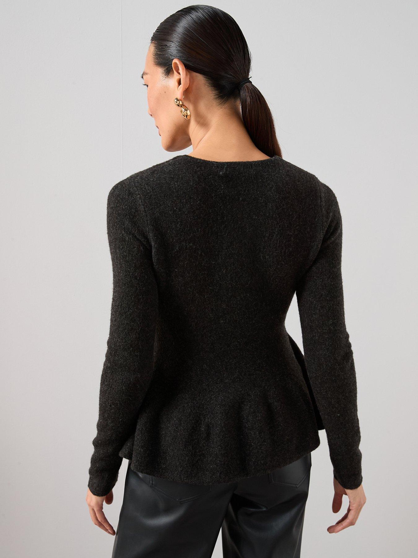the-very-collection-crew-neck-peplum-jumper-with-wool-blackstillFront