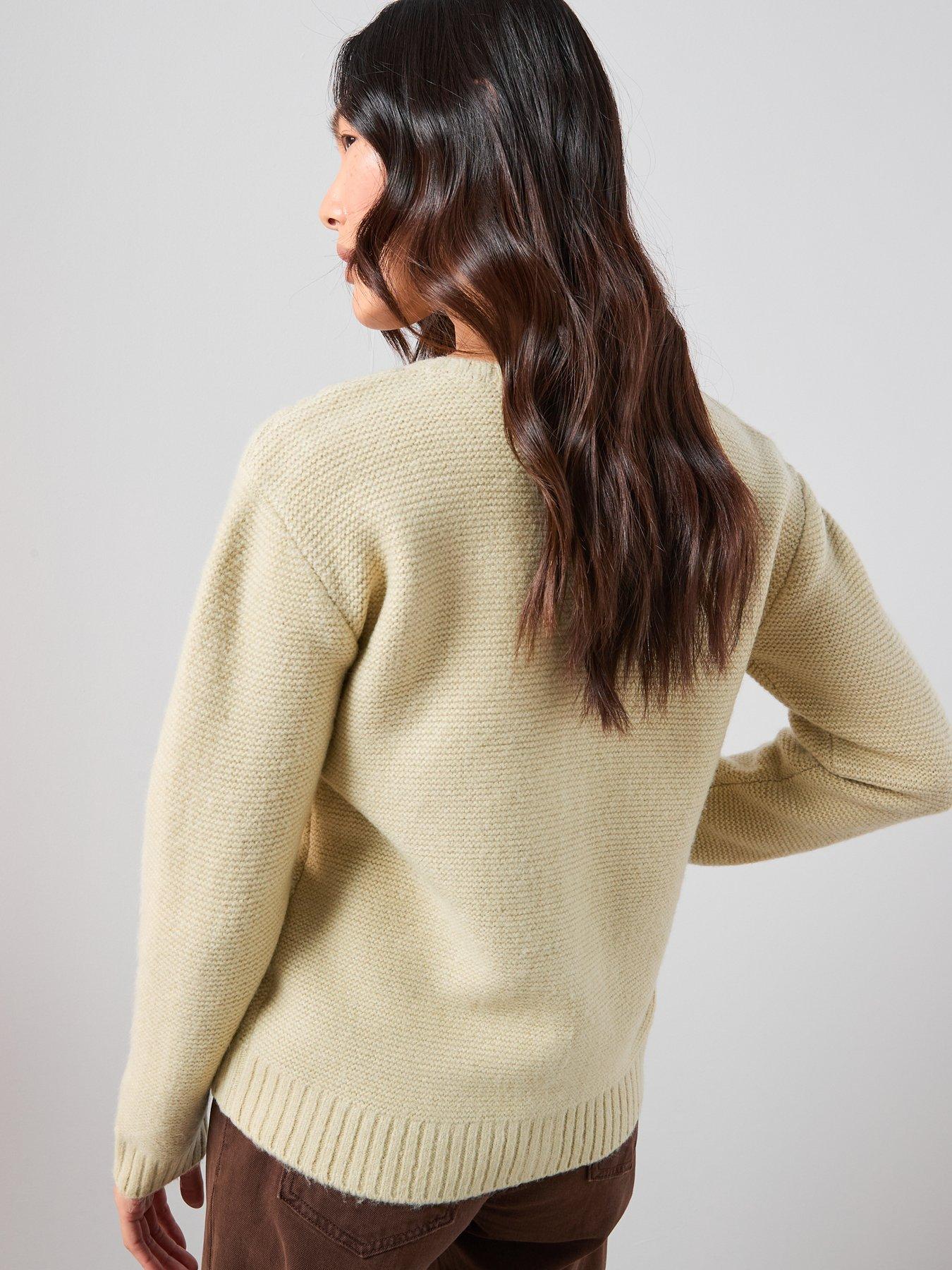 the-very-collection-v-neck-cable-cardigan-with-wool-sagestillFront