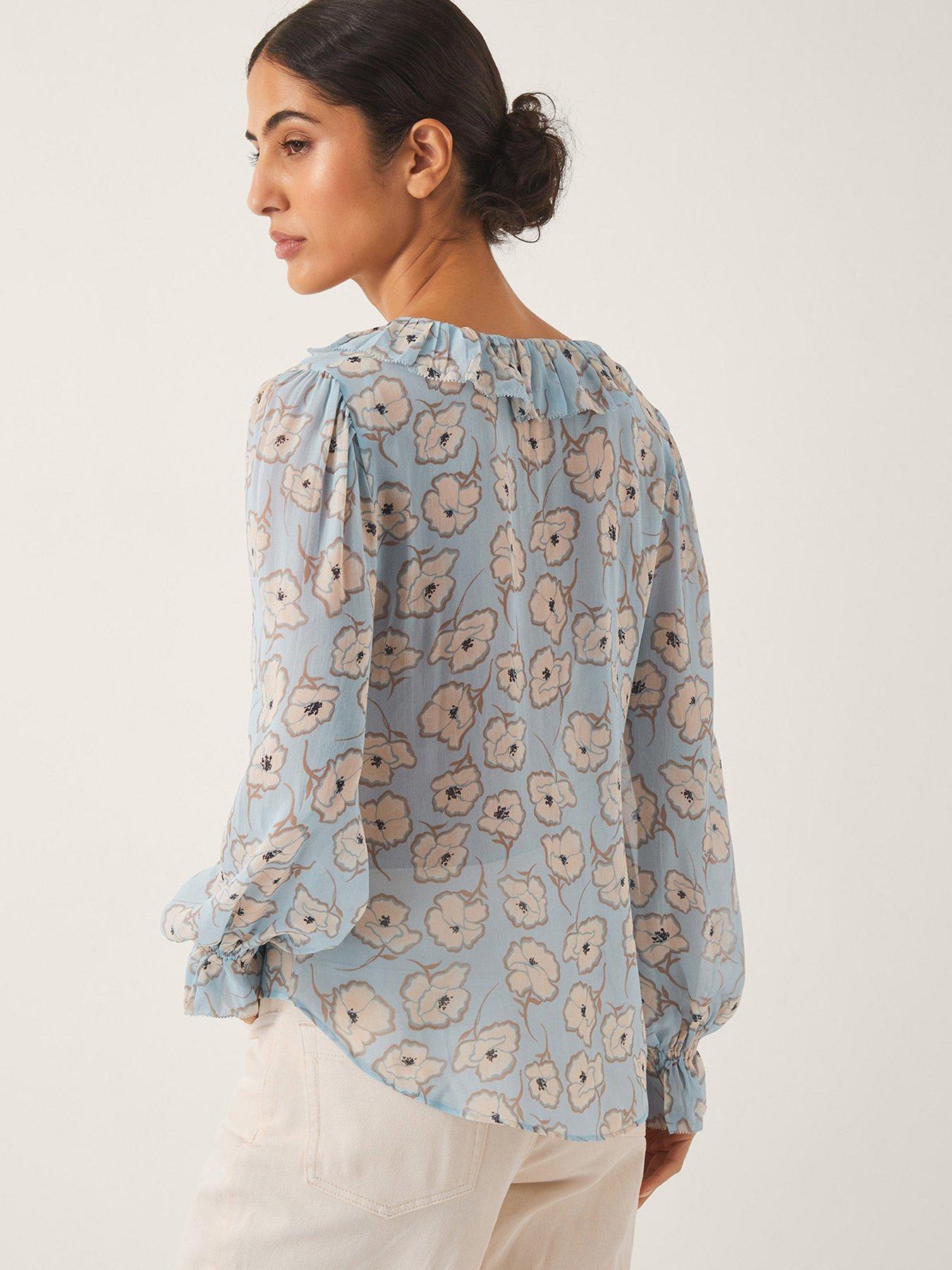 monsoon-chloe-ruffle-blouse-bluestillFront
