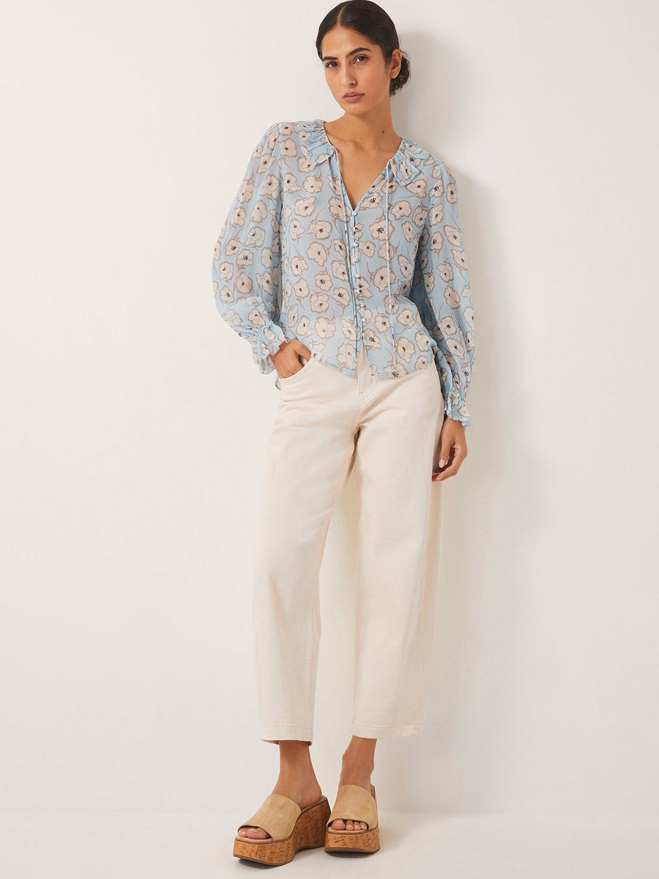 monsoon-chloe-ruffle-blouse-blueoutfit