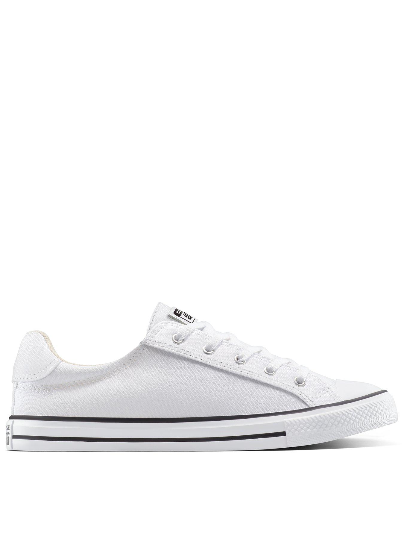 Converse Womens Chuck Taylor All Star Dainty Lucky Low Top - White