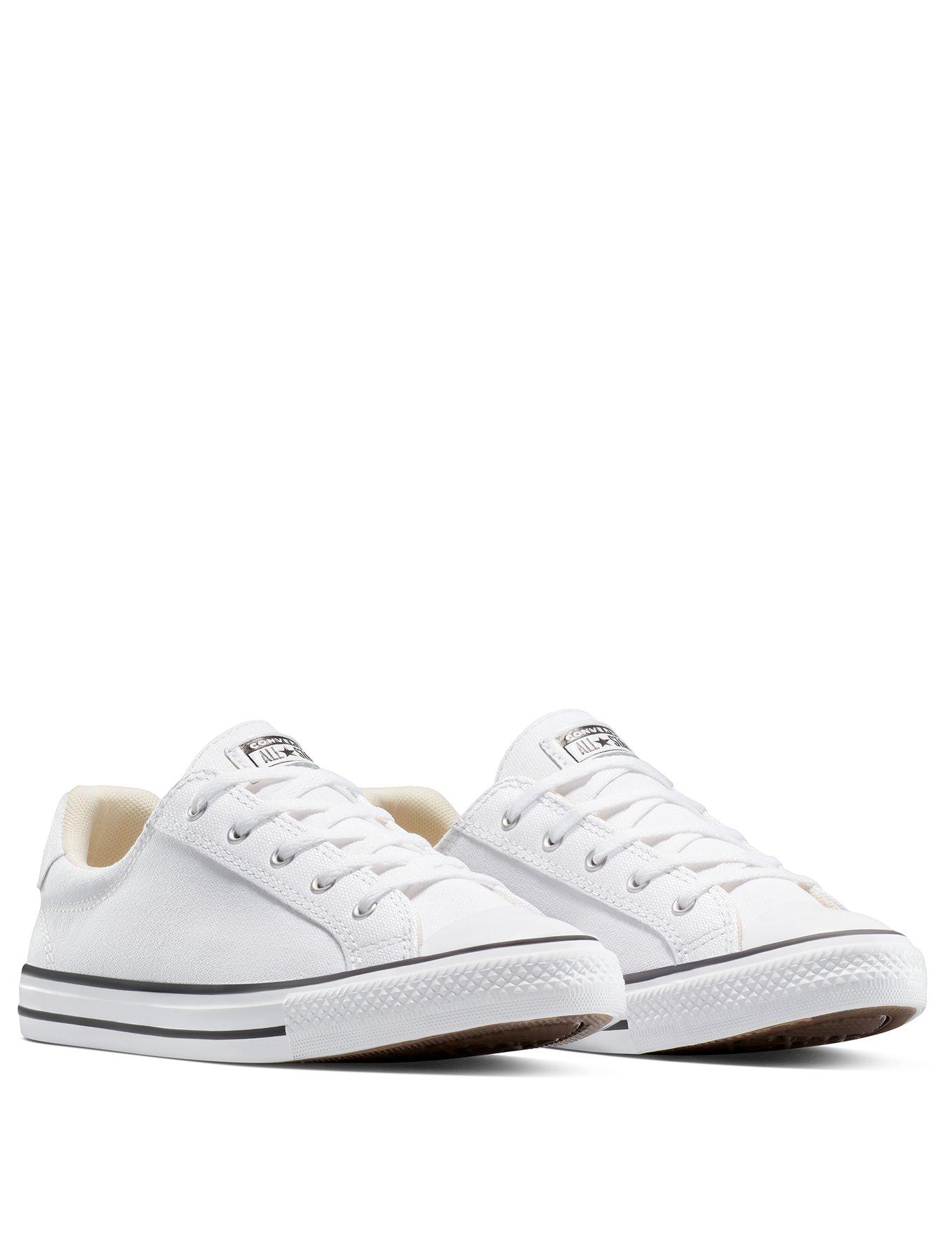 Image 2 of 7 of Converse Womens Chuck Taylor All Star Dainty Lucky Low Top - White
