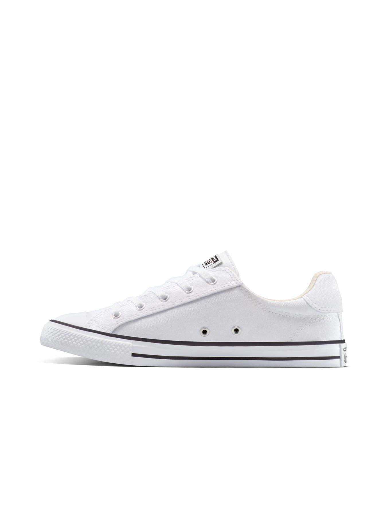 Image 7 of 7 of Converse Womens Chuck Taylor All Star Dainty Lucky Low Top - White