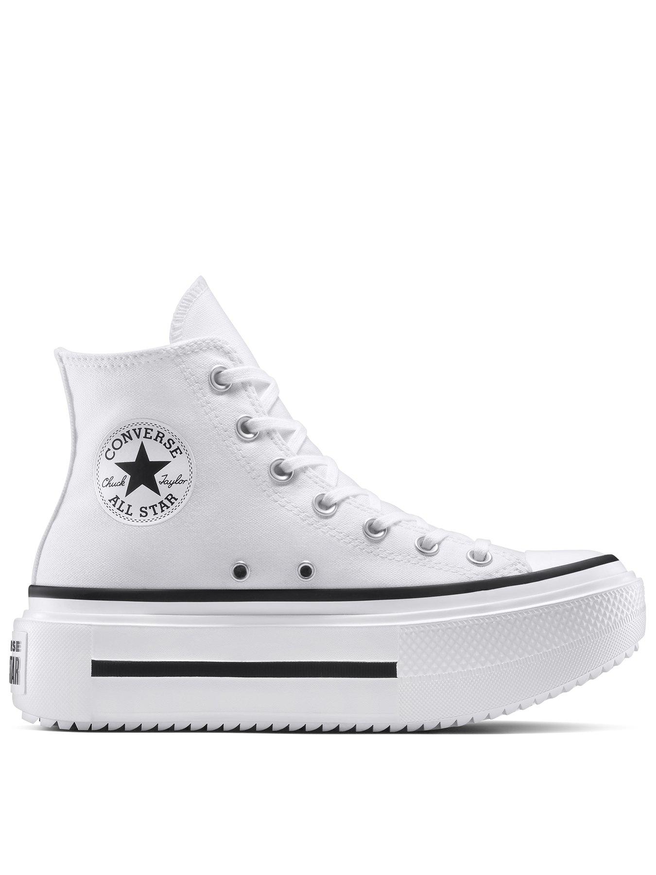 Converse Womens Chuck Taylor All Star Lift Double Stack High Top - White