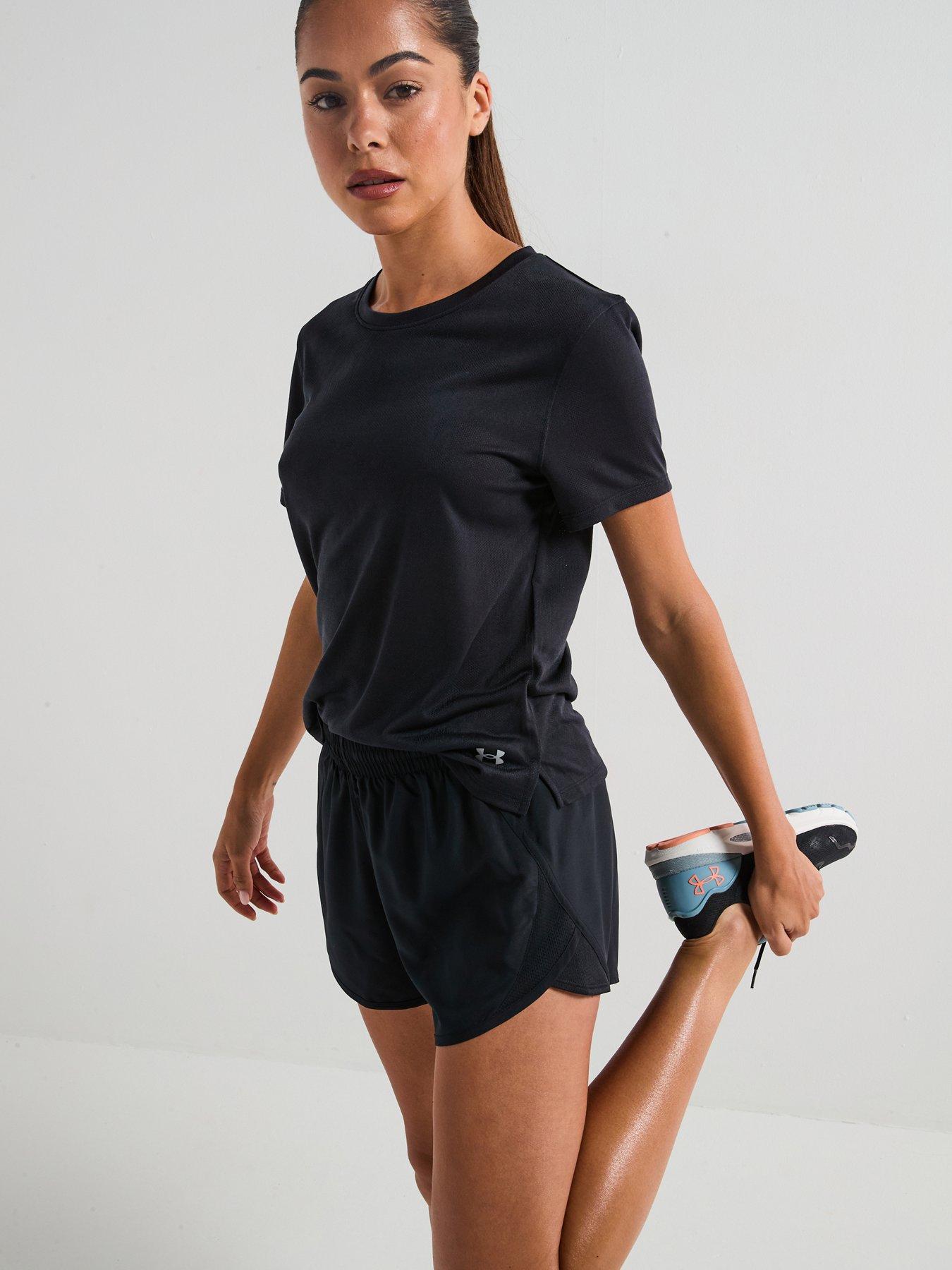 Image 5 of 6 of UNDER ARMOUR Womens Running Fly By 3Inch Shorts - Black