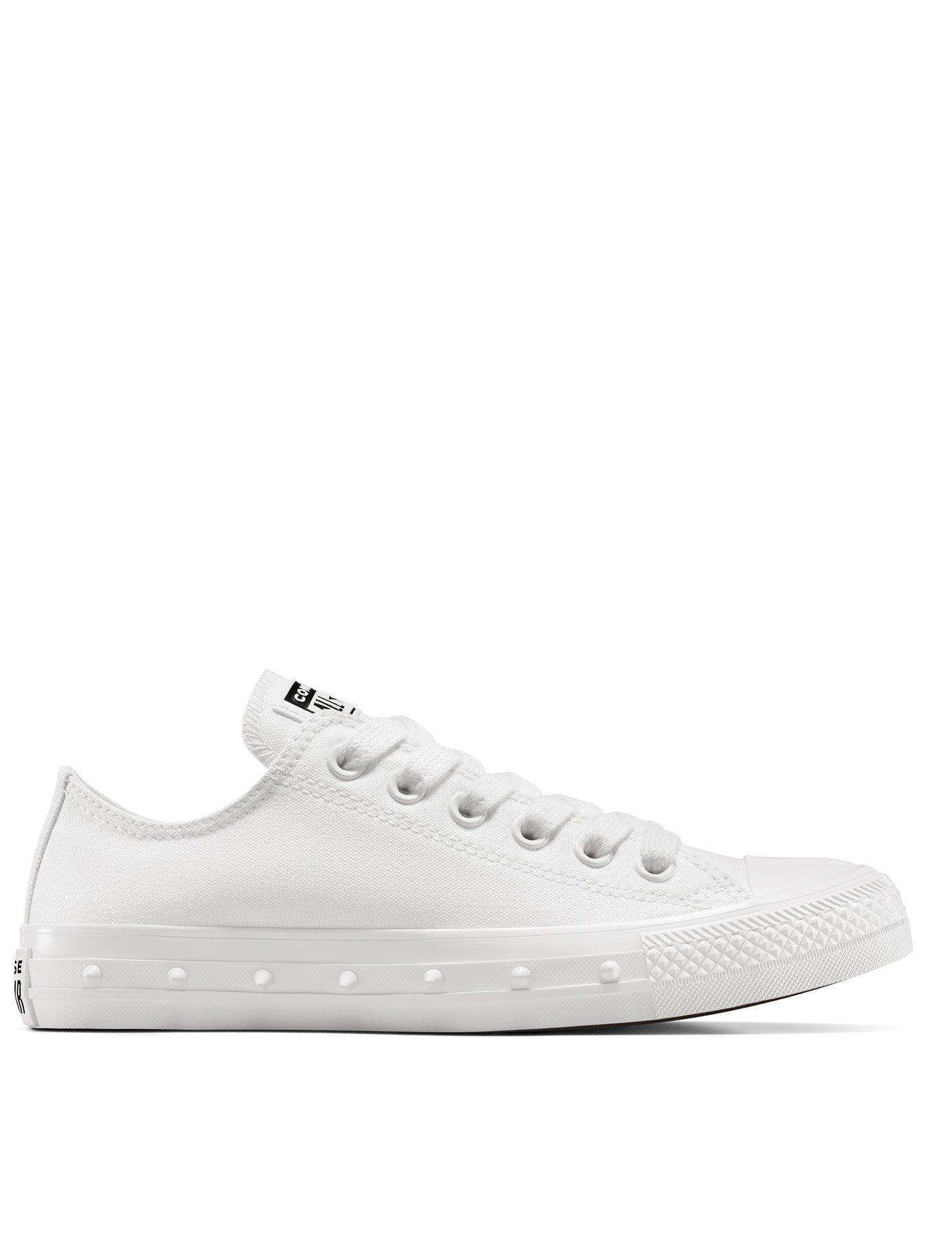 Converse Womens Chuck Taylor All Star Ox Spikes - White