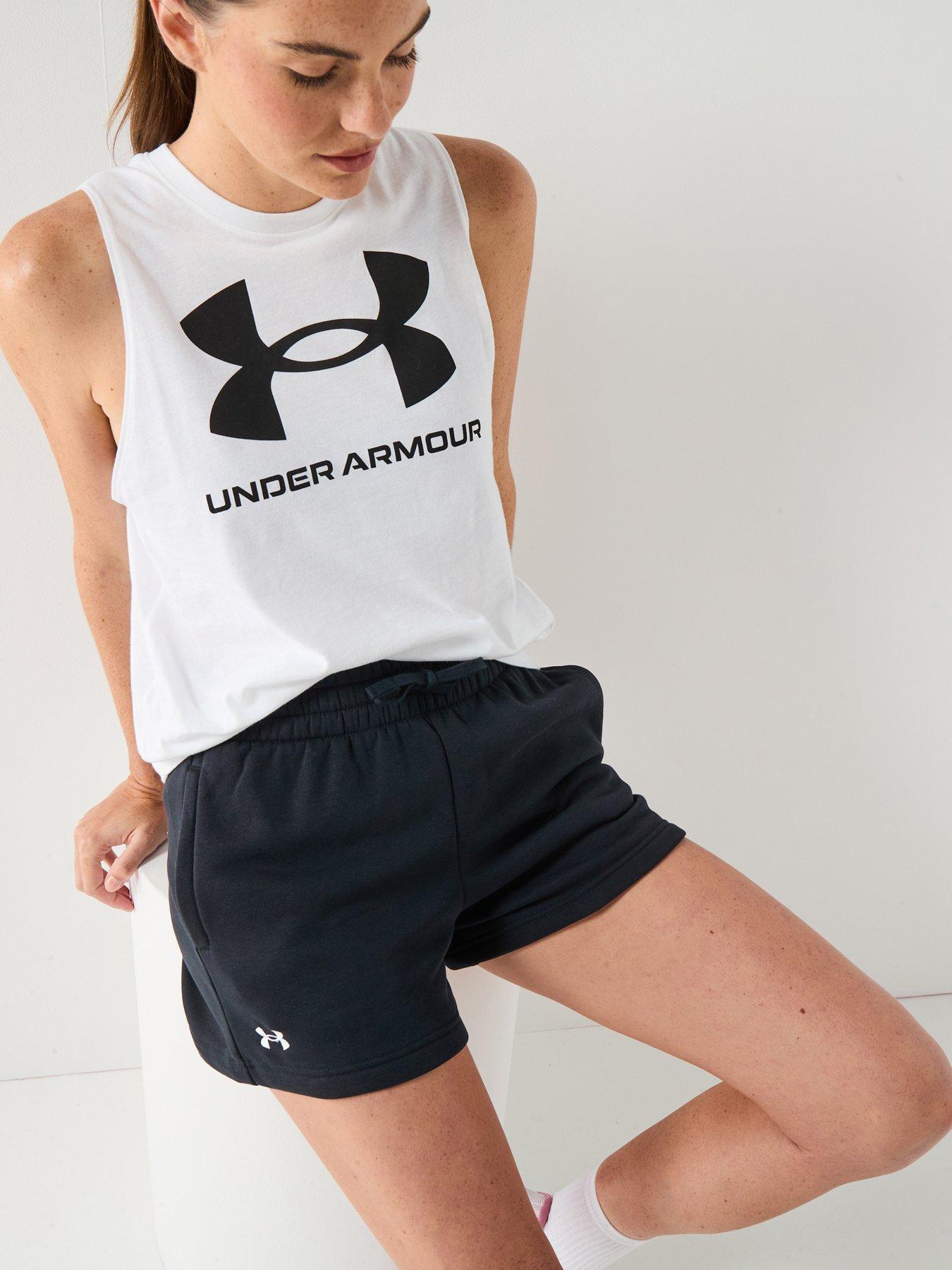 UNDER ARMOUR Womens Training Logo Tank - White