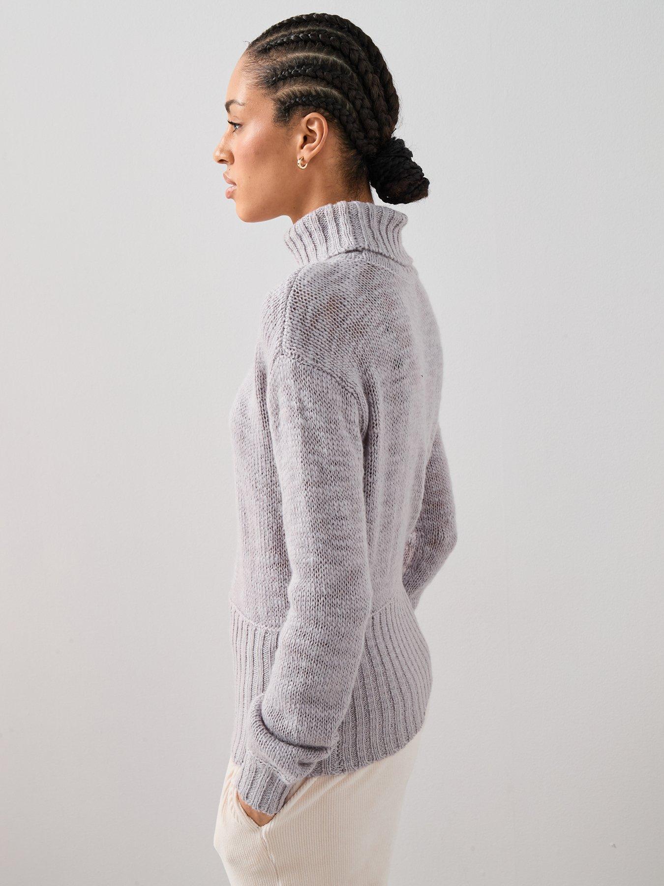 the-very-collection-roll-neck-cinched-waist-jumper-with-woolnbsp--lilacoutfit