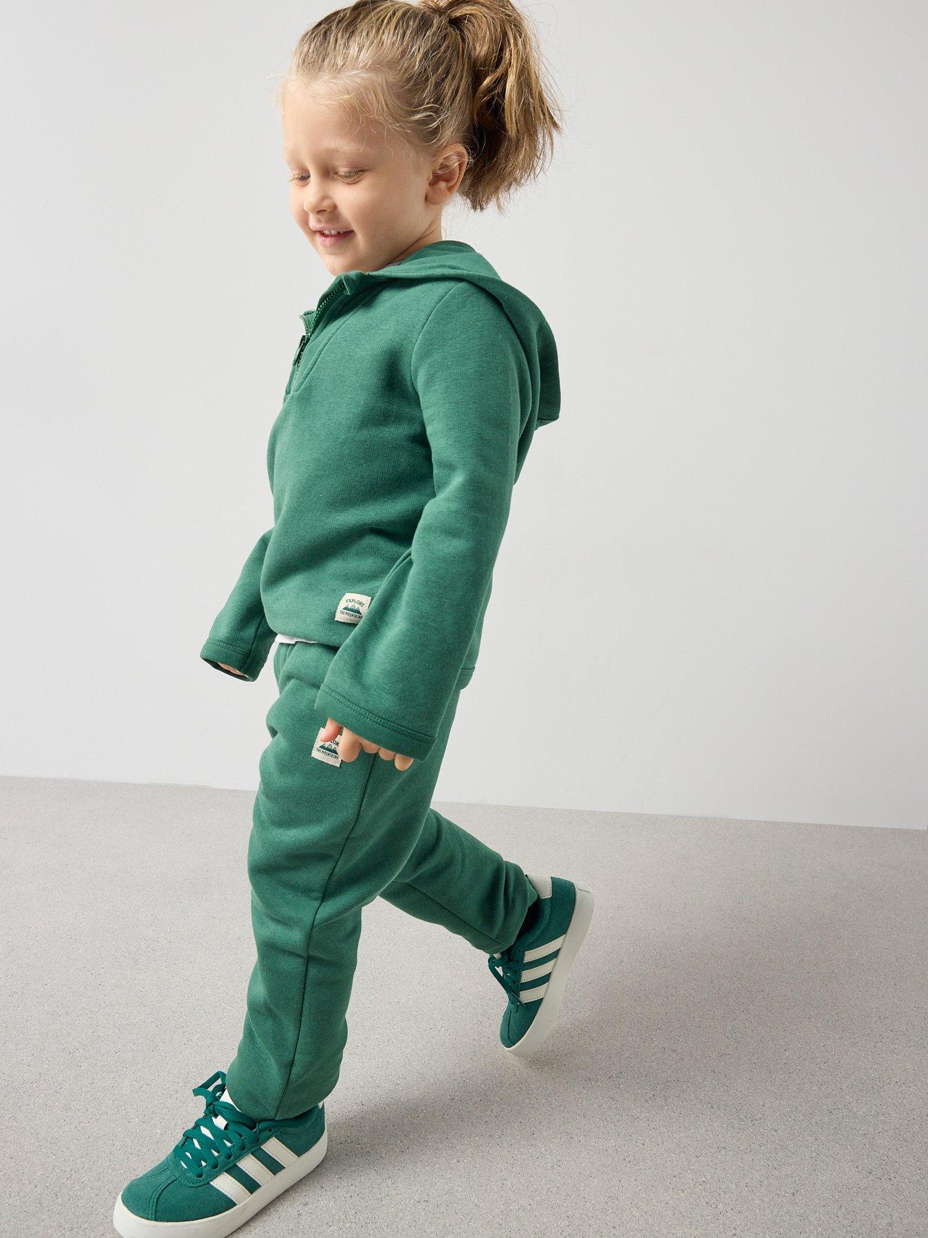 the-very-collection-boys-3-piece-soft-hoodie-joggers-and-t-shirt-set-green