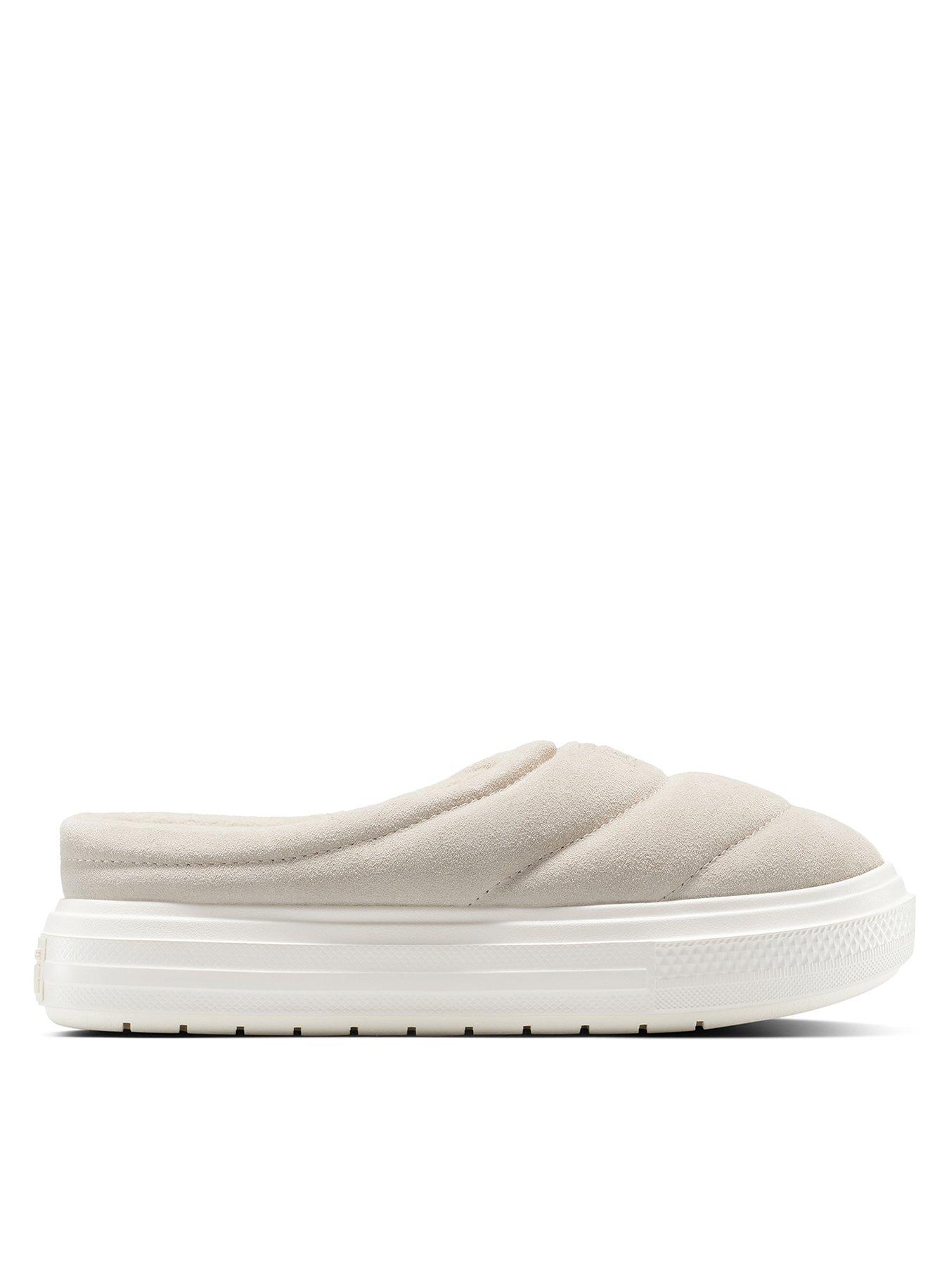 Converse Womens Chuck Taylor All Star Elements Mule Suede Slip-On - Beige