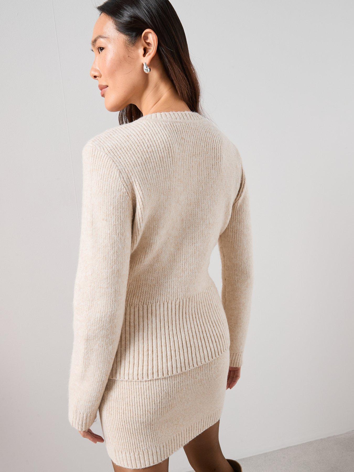 the-very-collection-cinched-waist-cardigan-coord-naturalstillFront