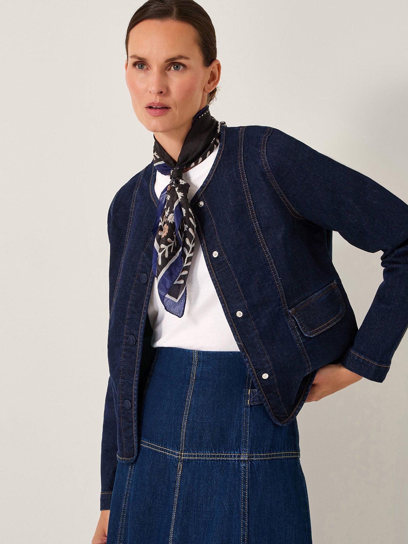Monsoon Vivian Denim Jacket - Blue