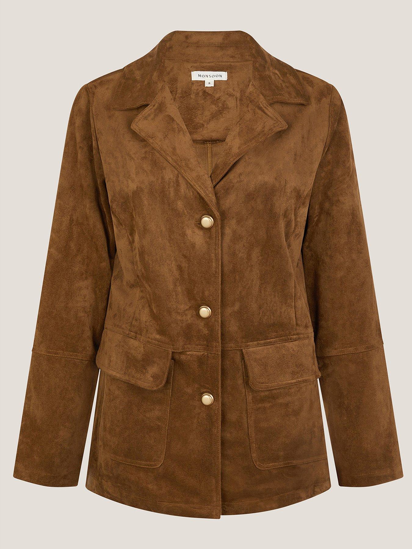 monsoon-naya-suedette-jacket-brownback