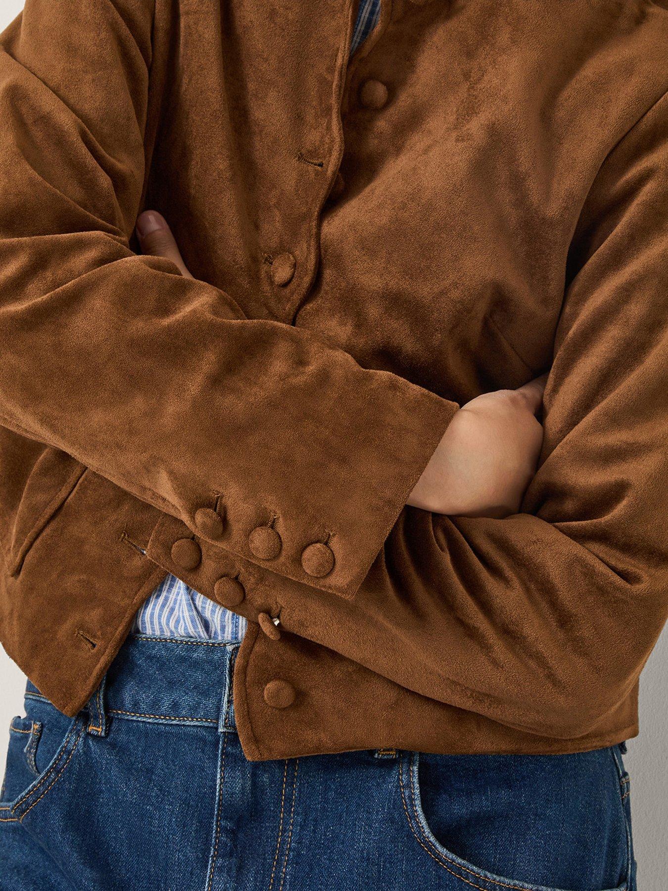 monsoon-isla-faux-suede-jacket-brownoutfit