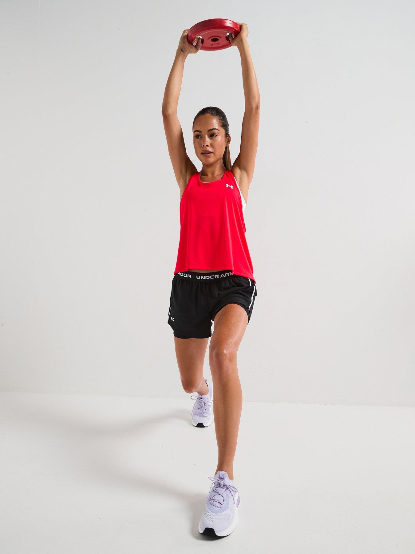 Image 3 of 6 of UNDER ARMOUR Womens Training Tech Swing Tank - Red