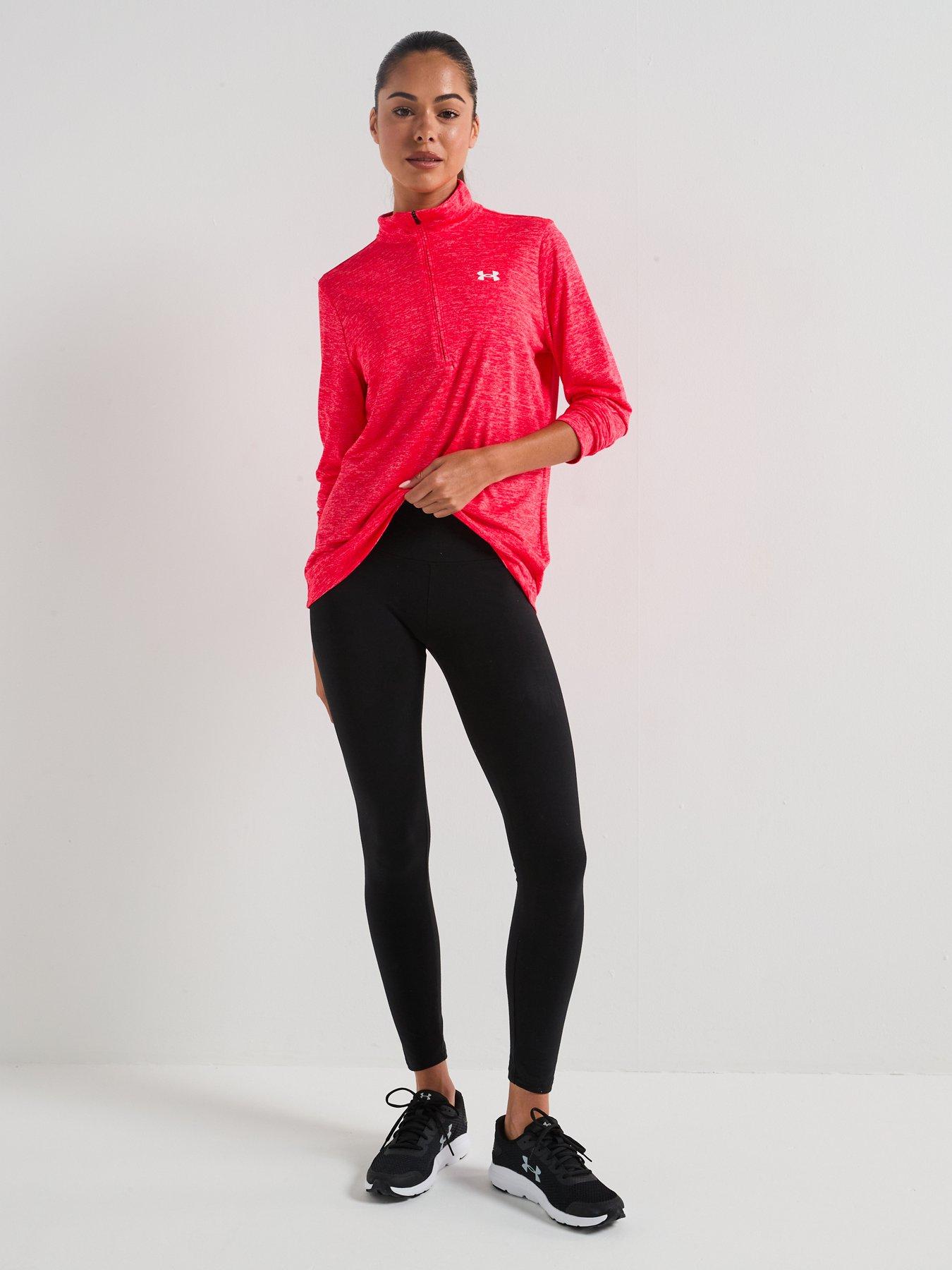 under-armour-womens-training-tech-twist-12-zip-top-redback