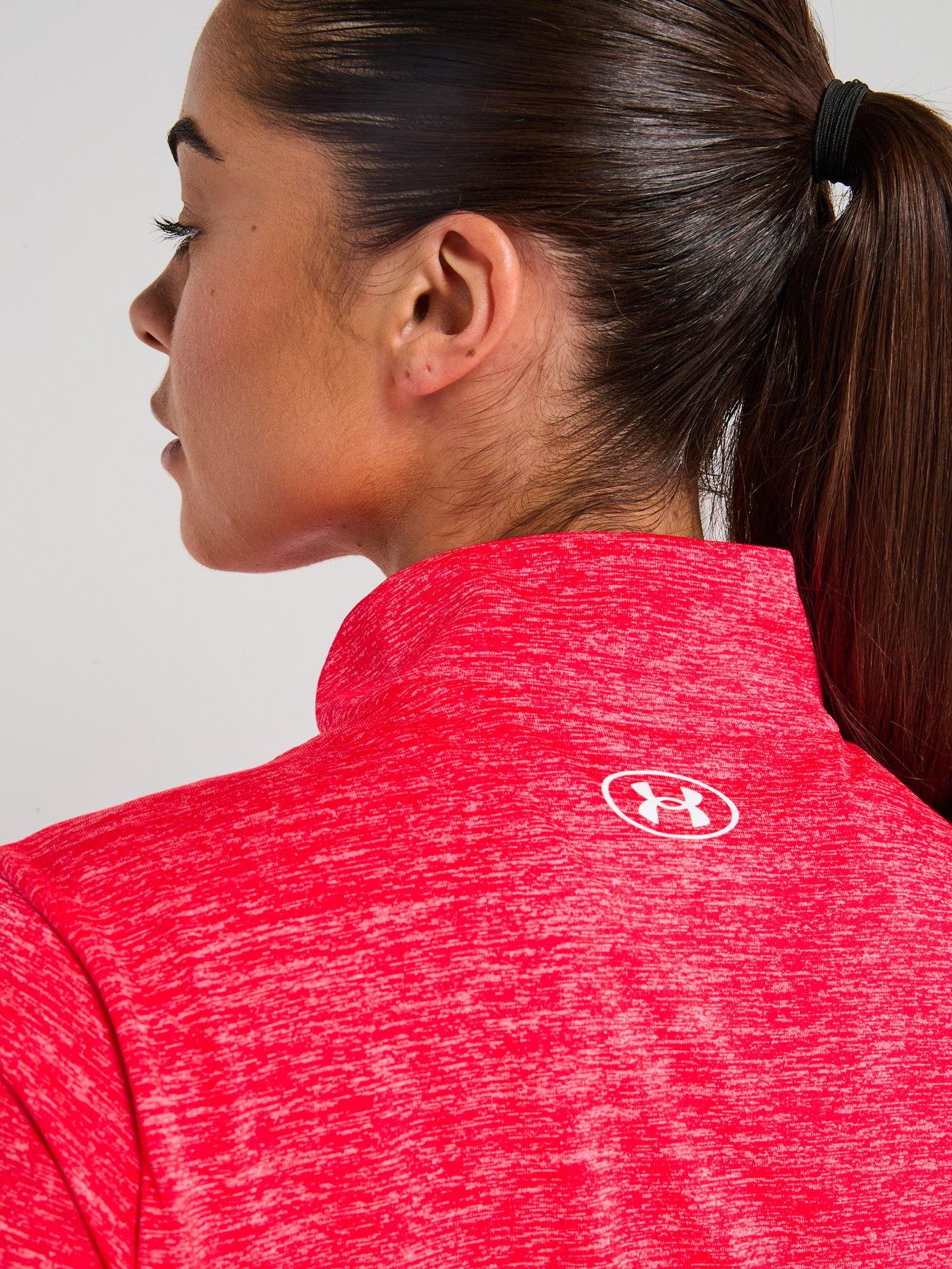 under-armour-womens-training-tech-twist-12-zip-top-reddetail