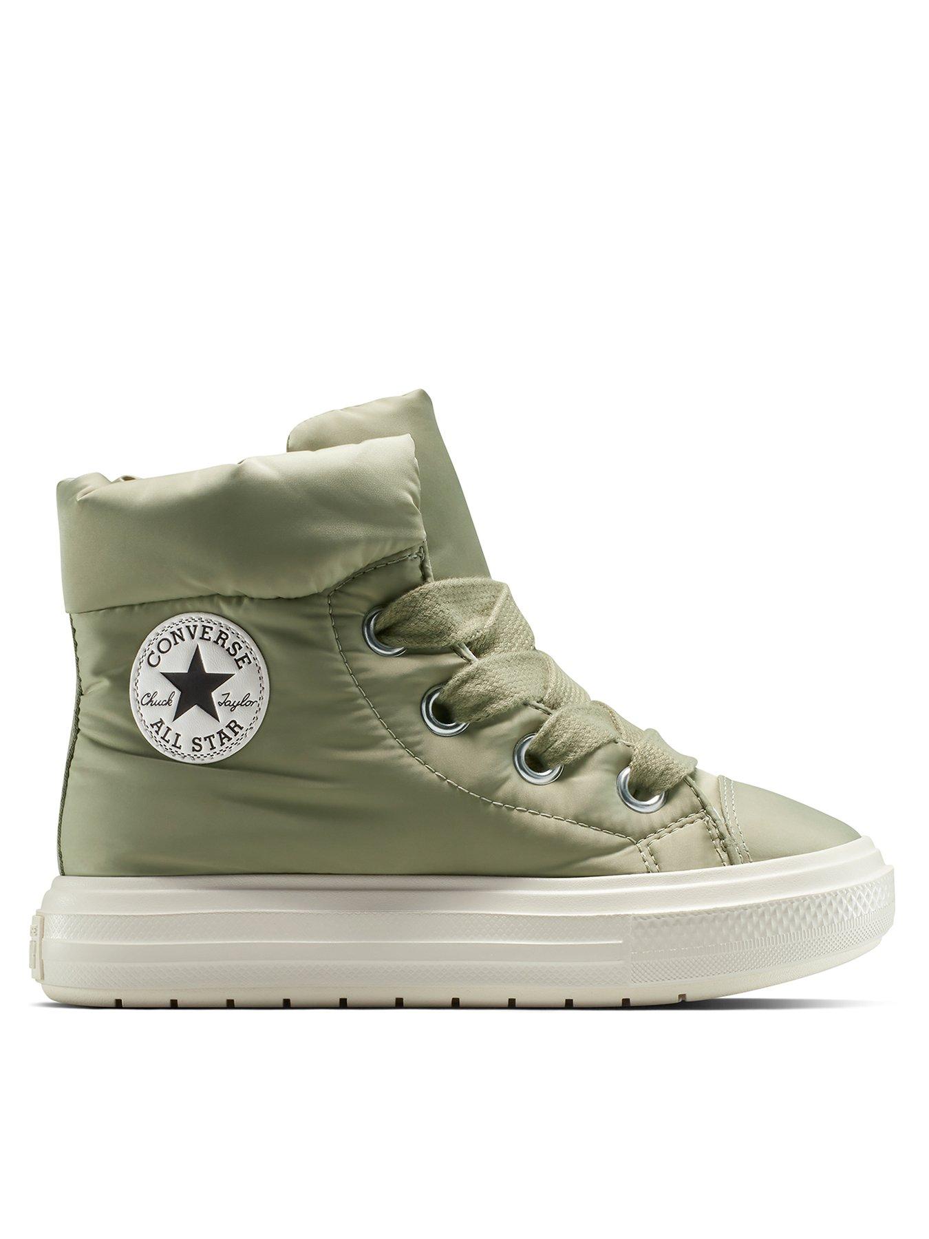 Converse Womens Chuck Taylor All Star Elements Boot High Top - Green