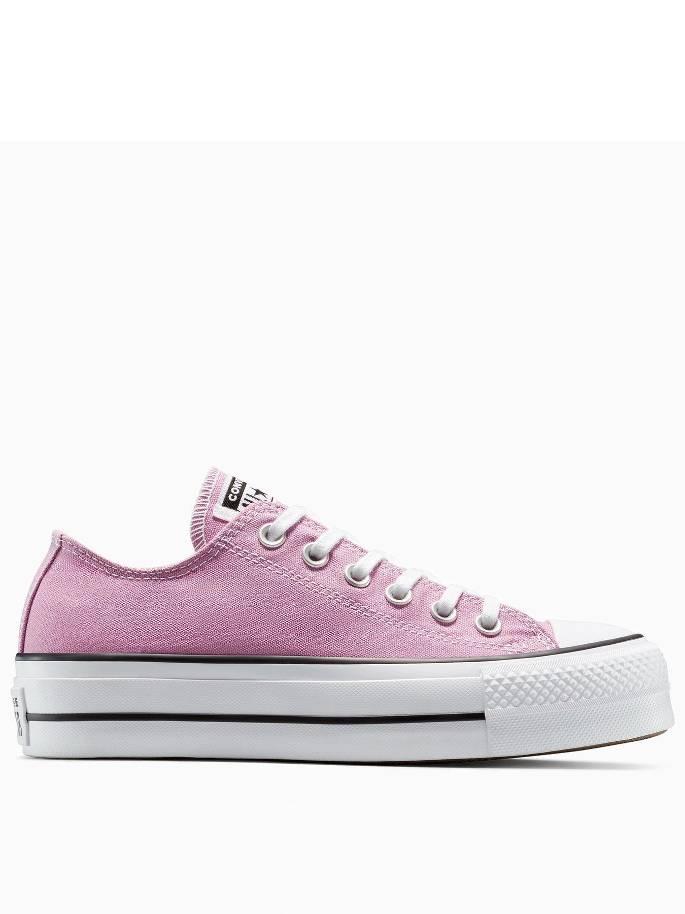 Converse Womens Chuck Taylor All Star Lift Platform Low Top - Pink