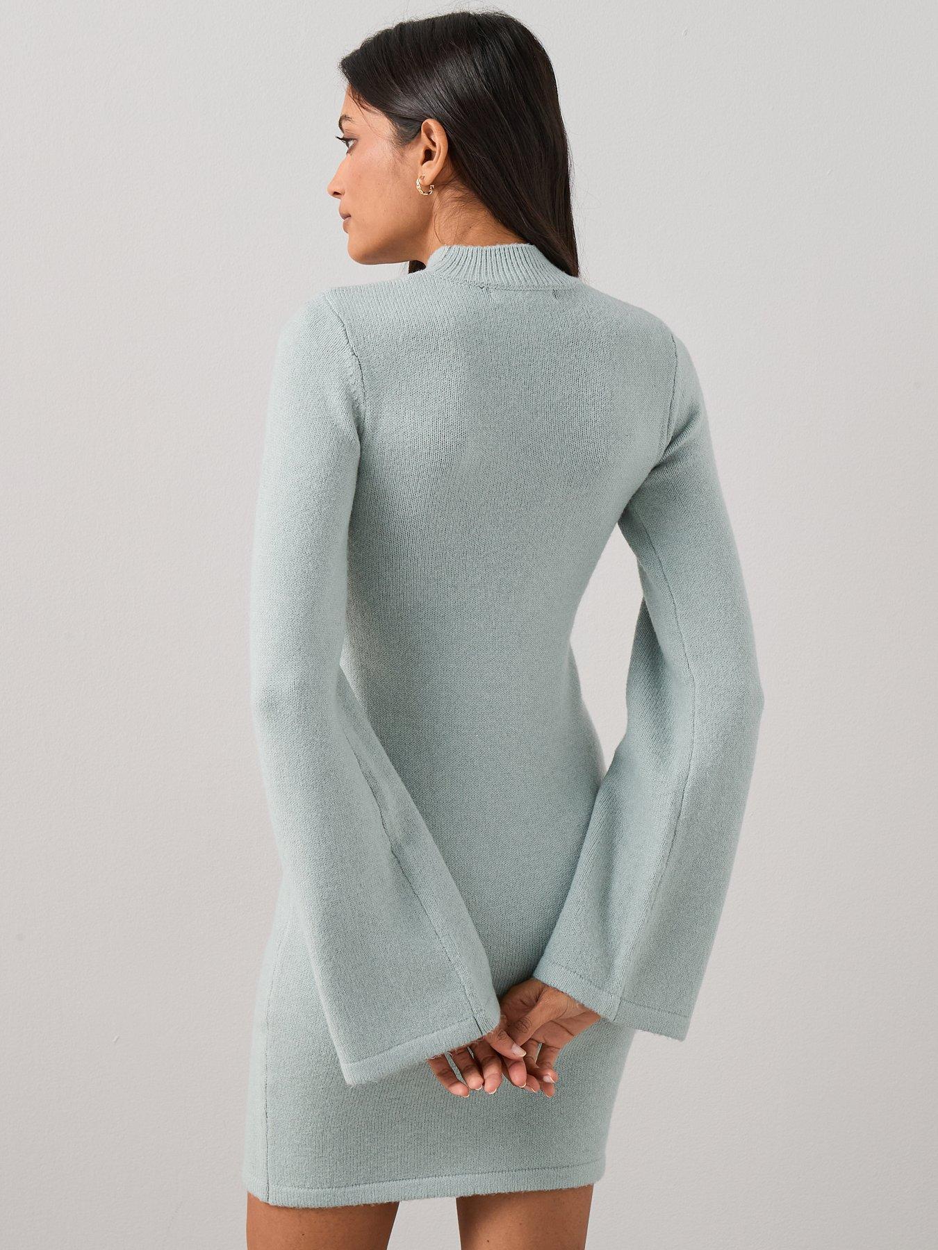 the-very-collection-cosy-yarn-2-in-1-mini-dress-with-wool-mint-greenstillFront