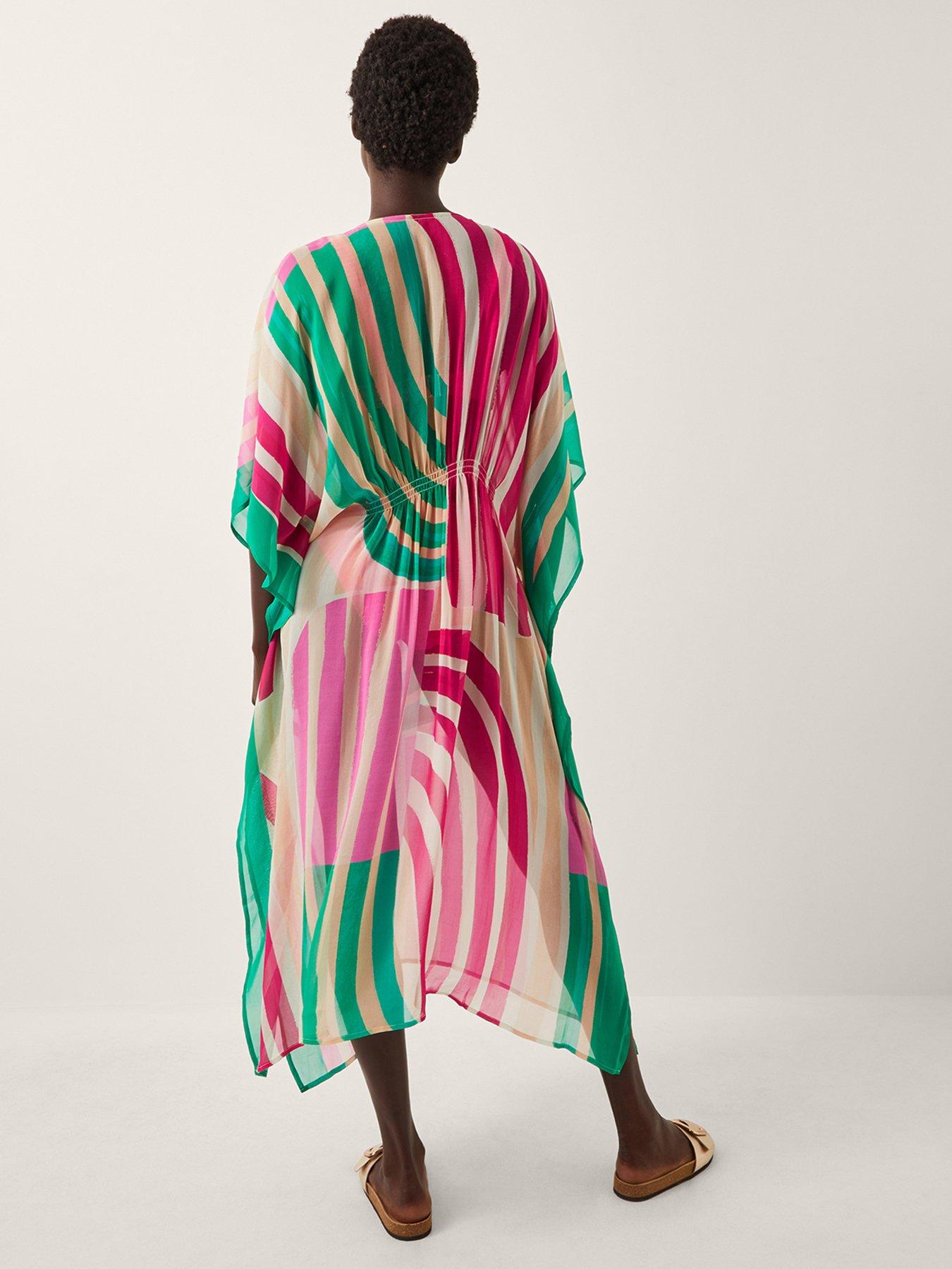 monsoon-georgia-stripe-kaftan-multistillFront