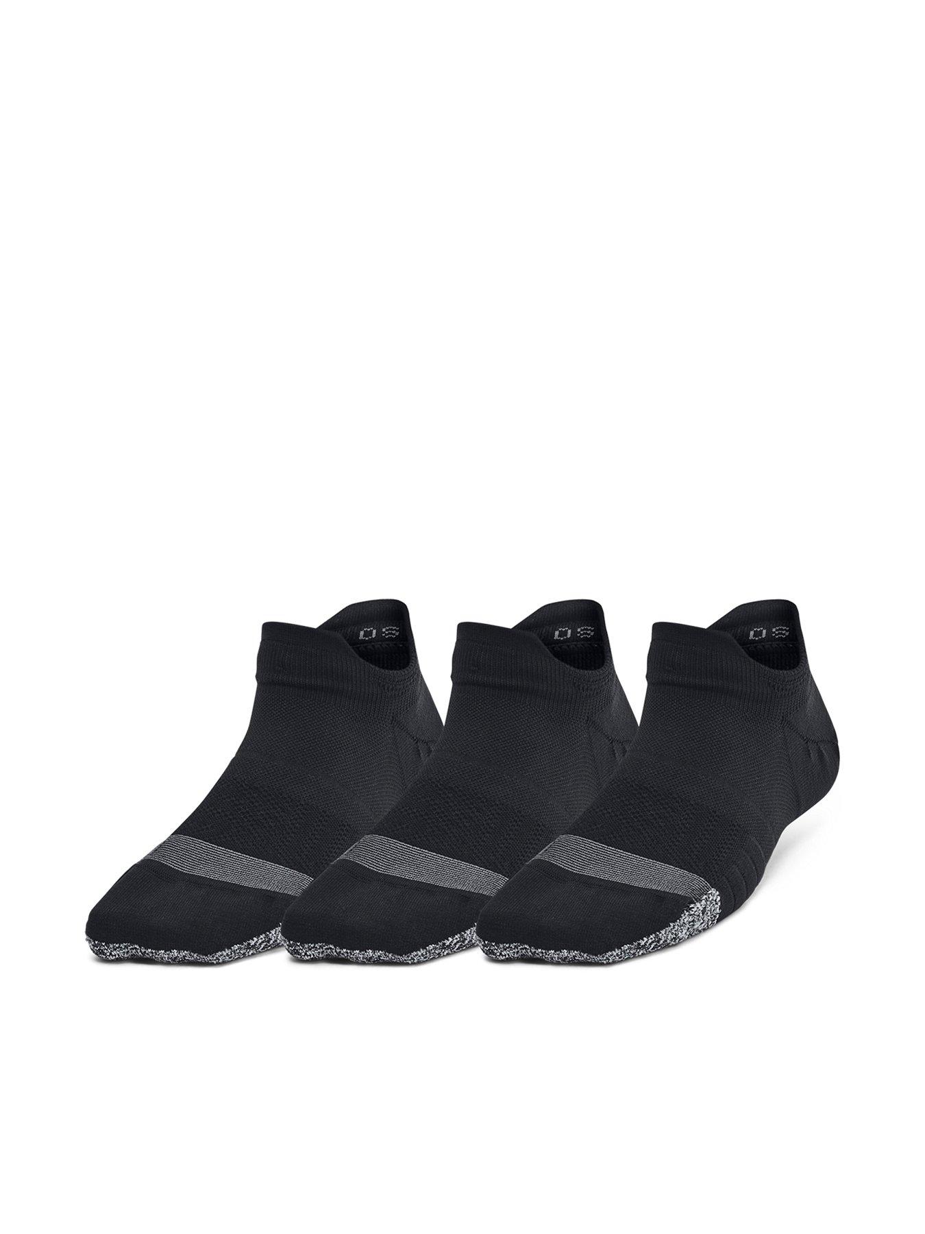 Image 1 of 4 of UNDER ARMOUR Womens Training Breathe 3Pack No Show Socks - Black