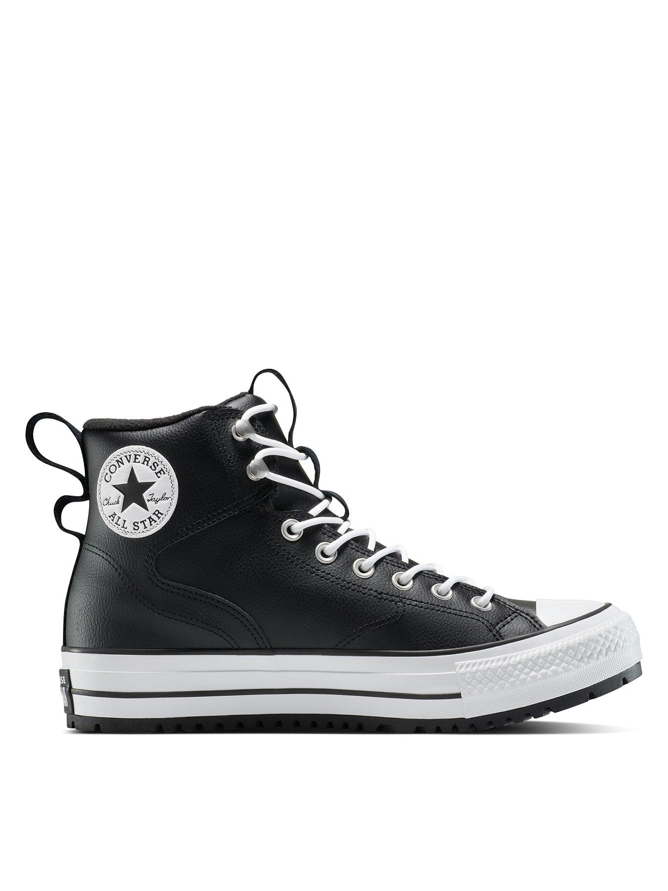 Converse Mens Chuck Taylor All Star Water-Repellent Hiker Boot High Top - Black