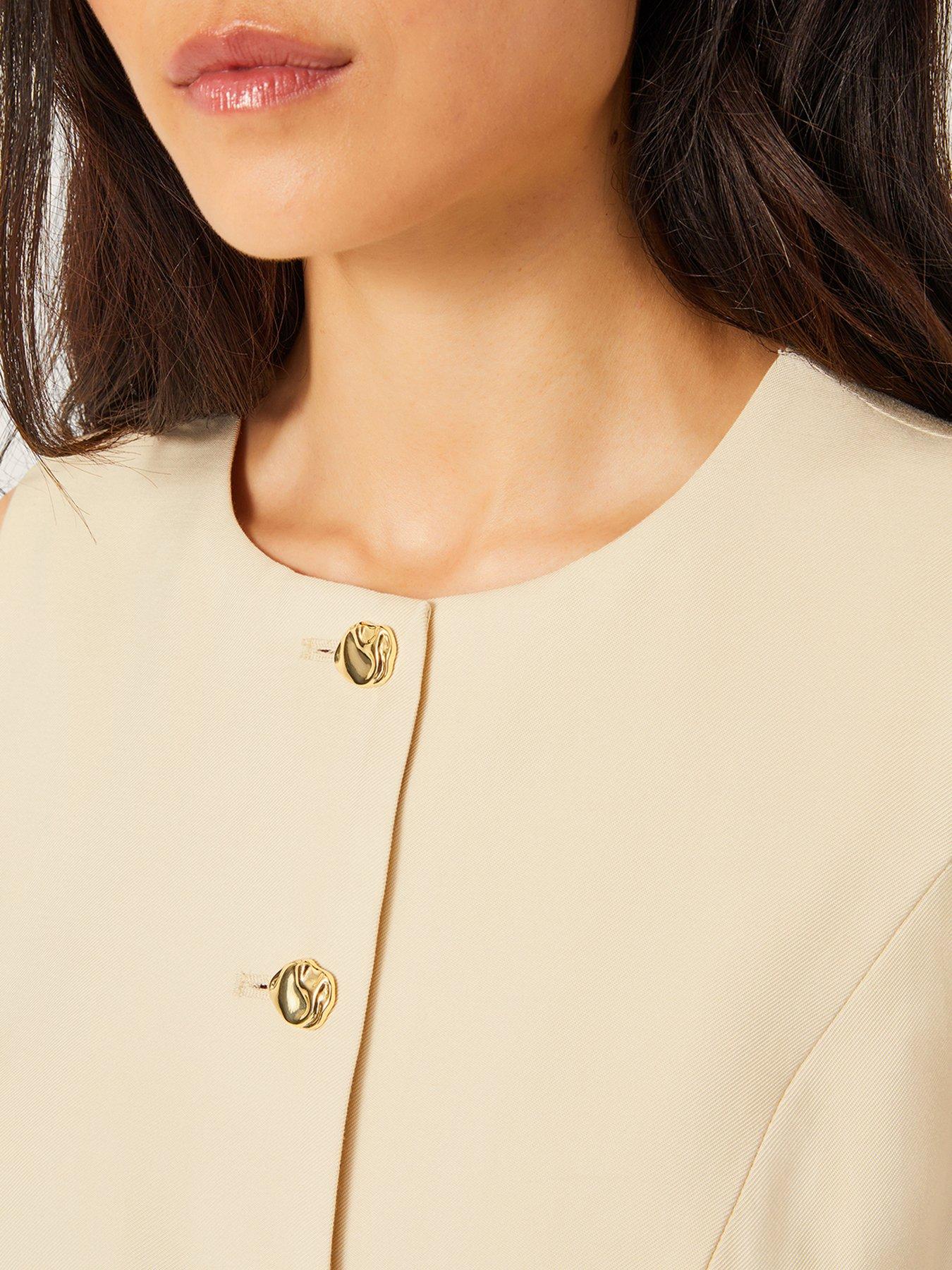 Image 5 of 5 of Monsoon Alba Waistcoat - Yellow