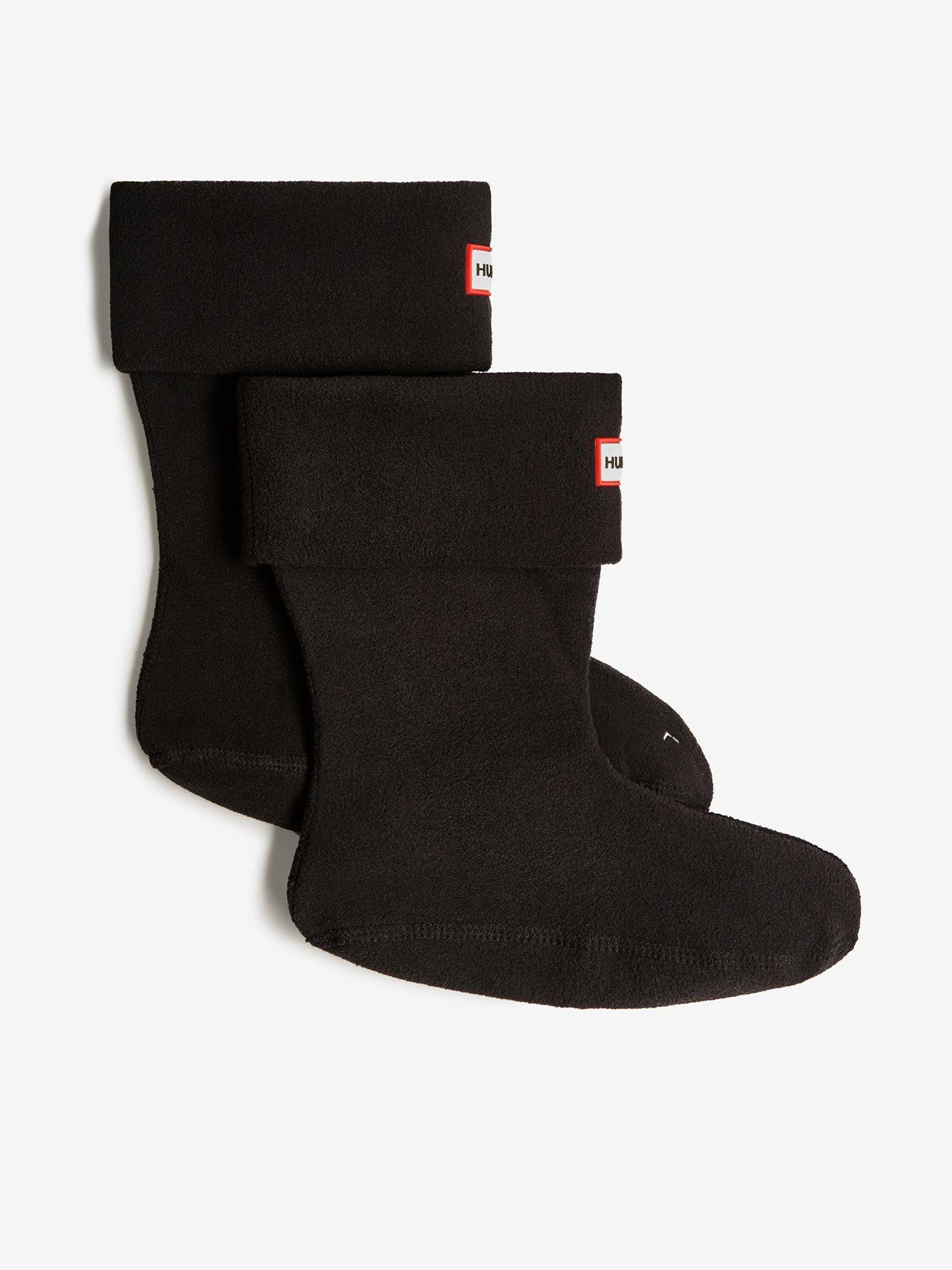 hunter-fleece-short-boot-socks-black