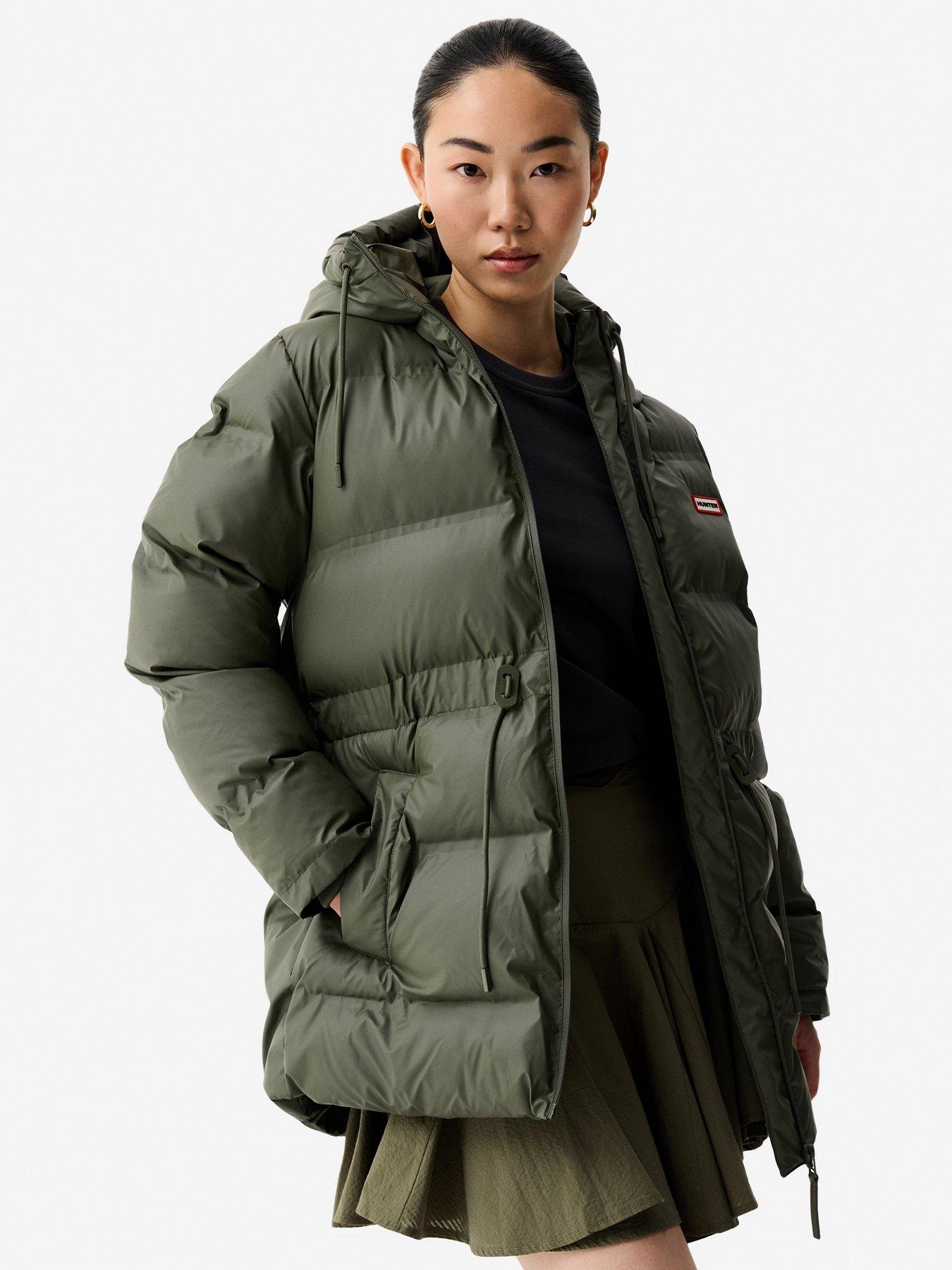 hunter-lemhisonic-welded-pu-padded-jacket-khaki