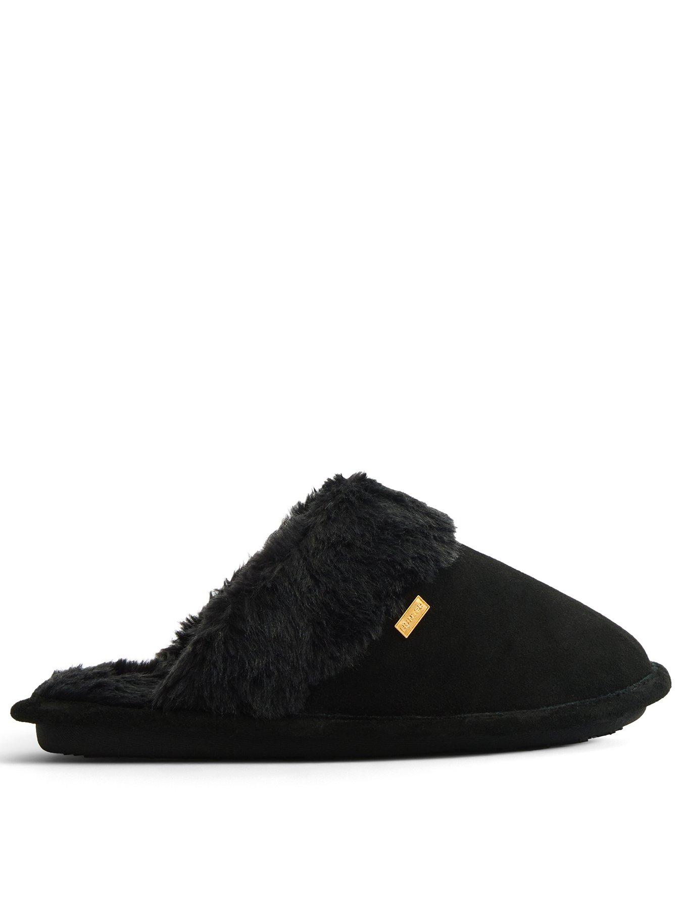 Hunter Mule Slipper Gift Box - Black