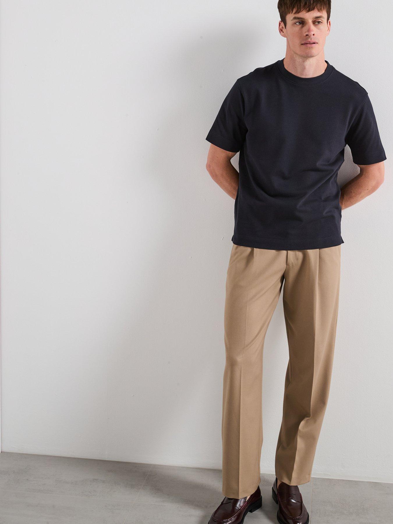 mango-algarvet-textured-t-shirt-navydetail
