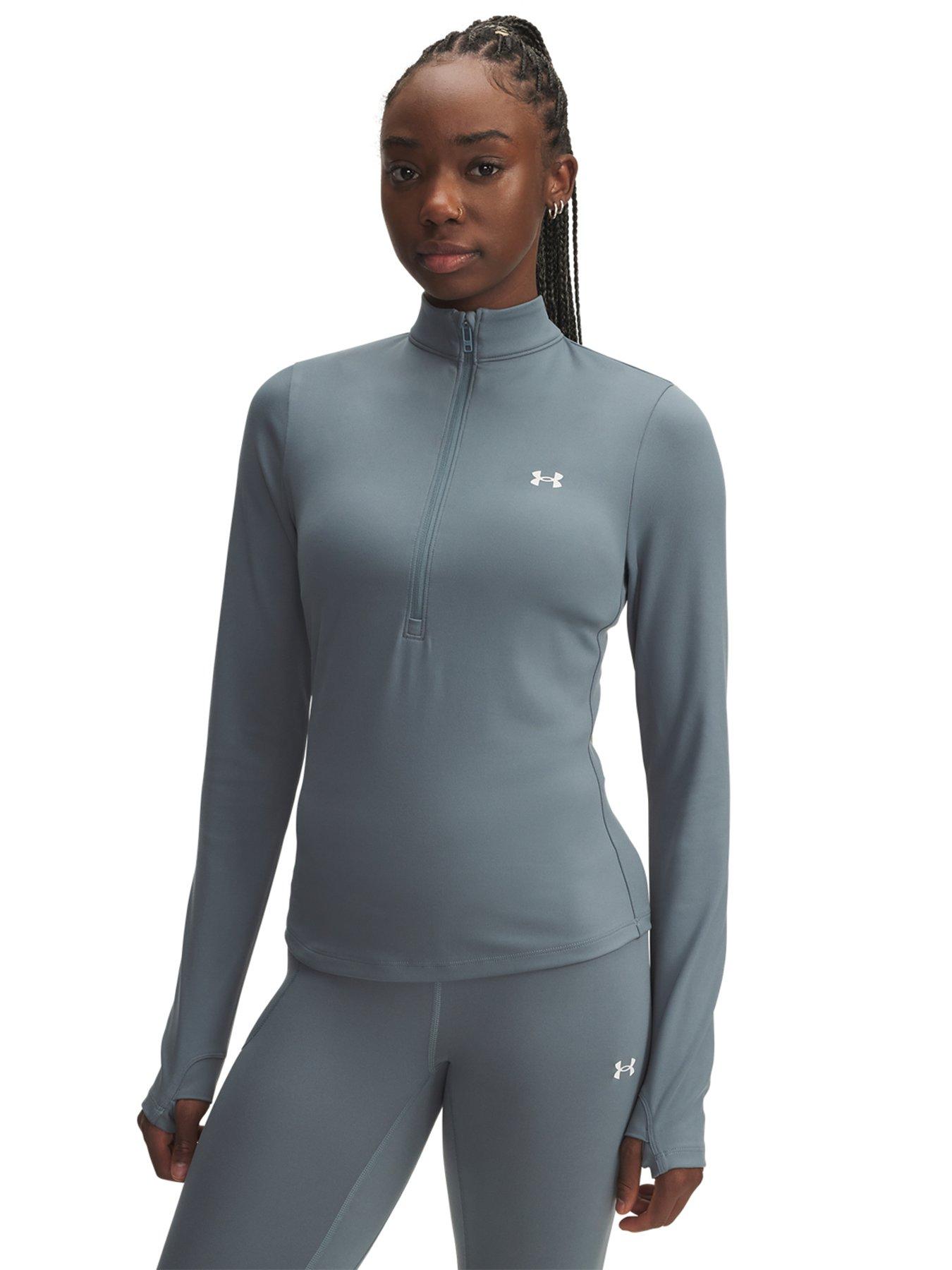 under-armour-womens-training-motion-12-zip-top-black