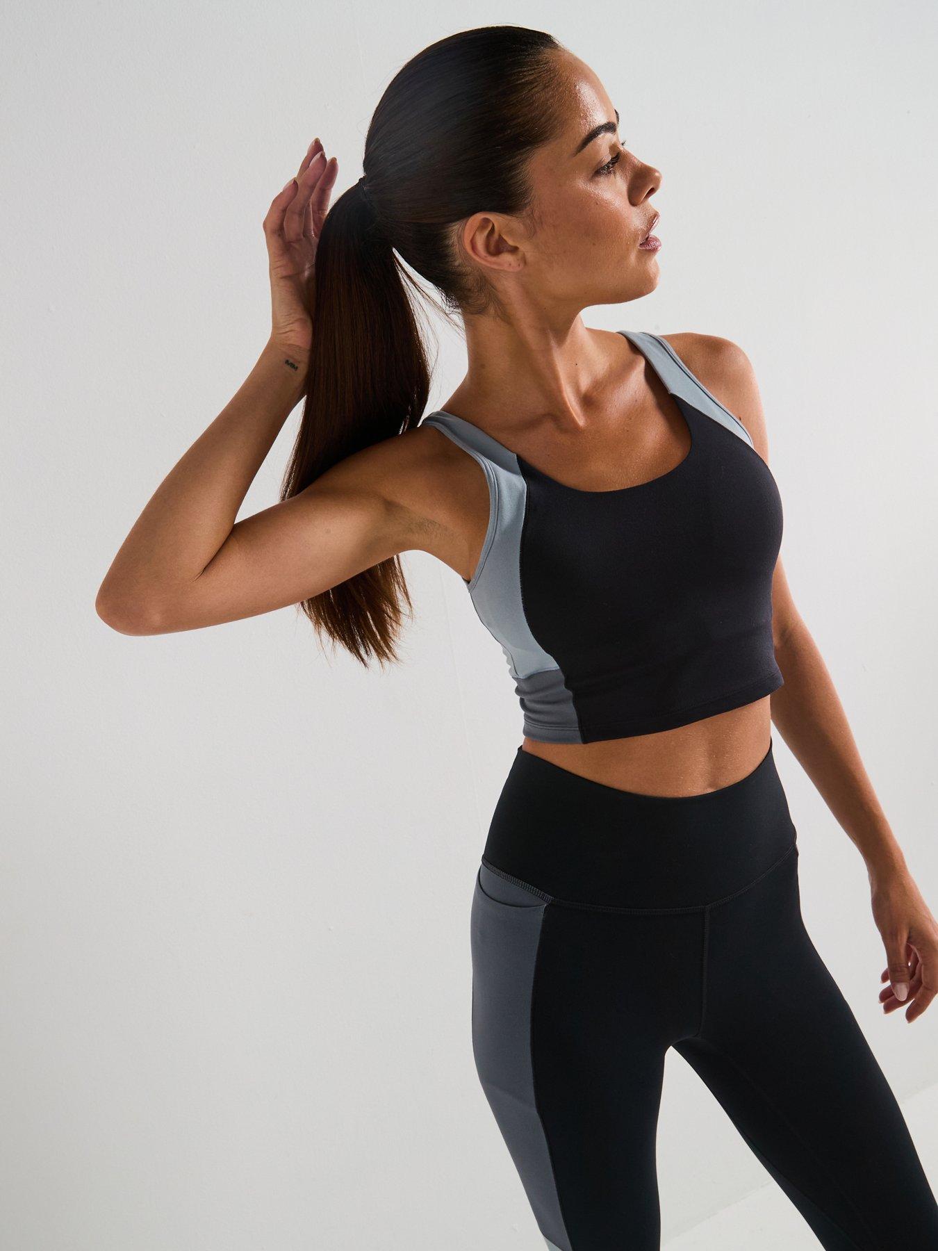 UNDER ARMOUR Womens Training Meridian Colourblock Tank - Black