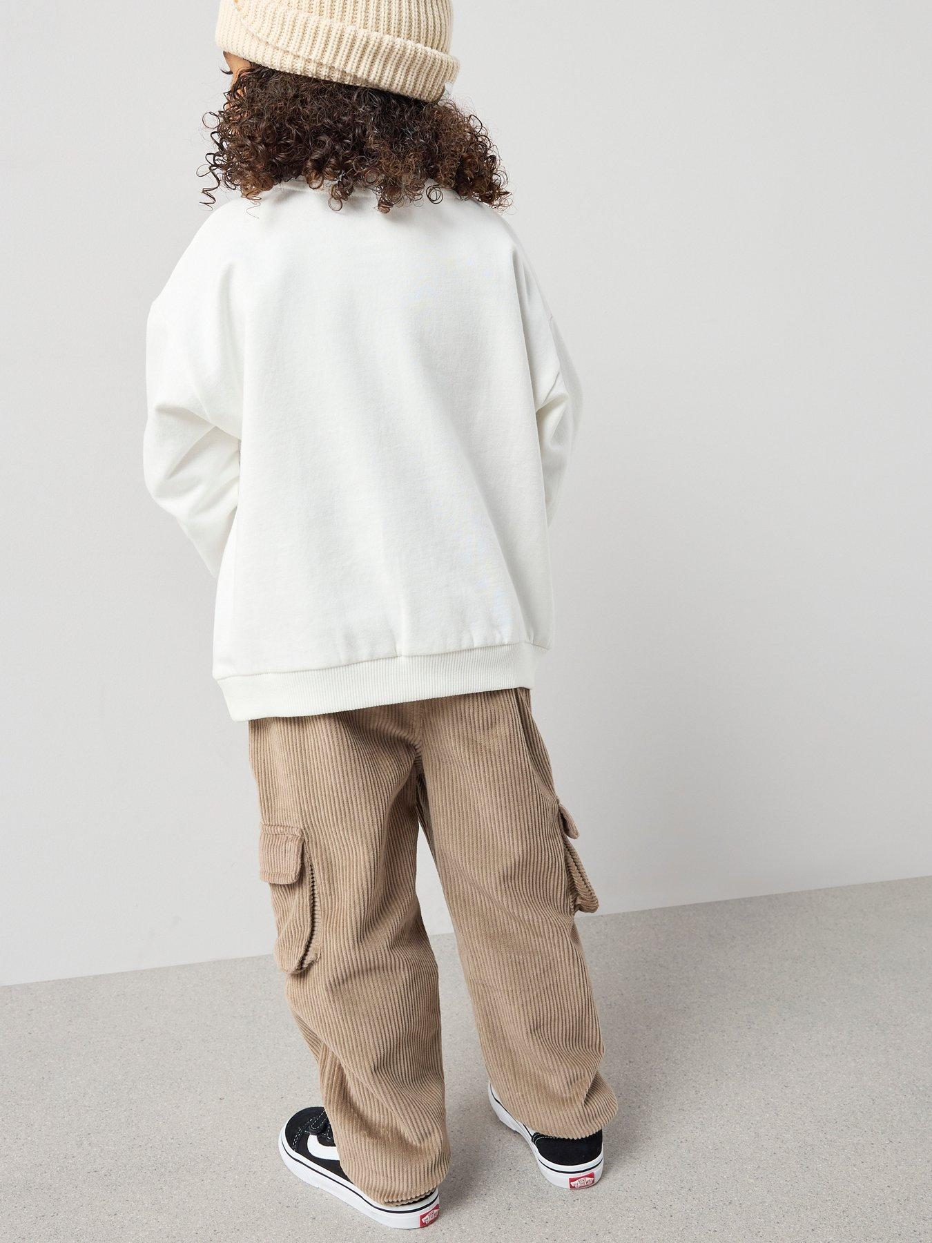 the-very-collection-boys-croissant-sweatshirt-and-cord-trouser-set-stone-beigestillFront