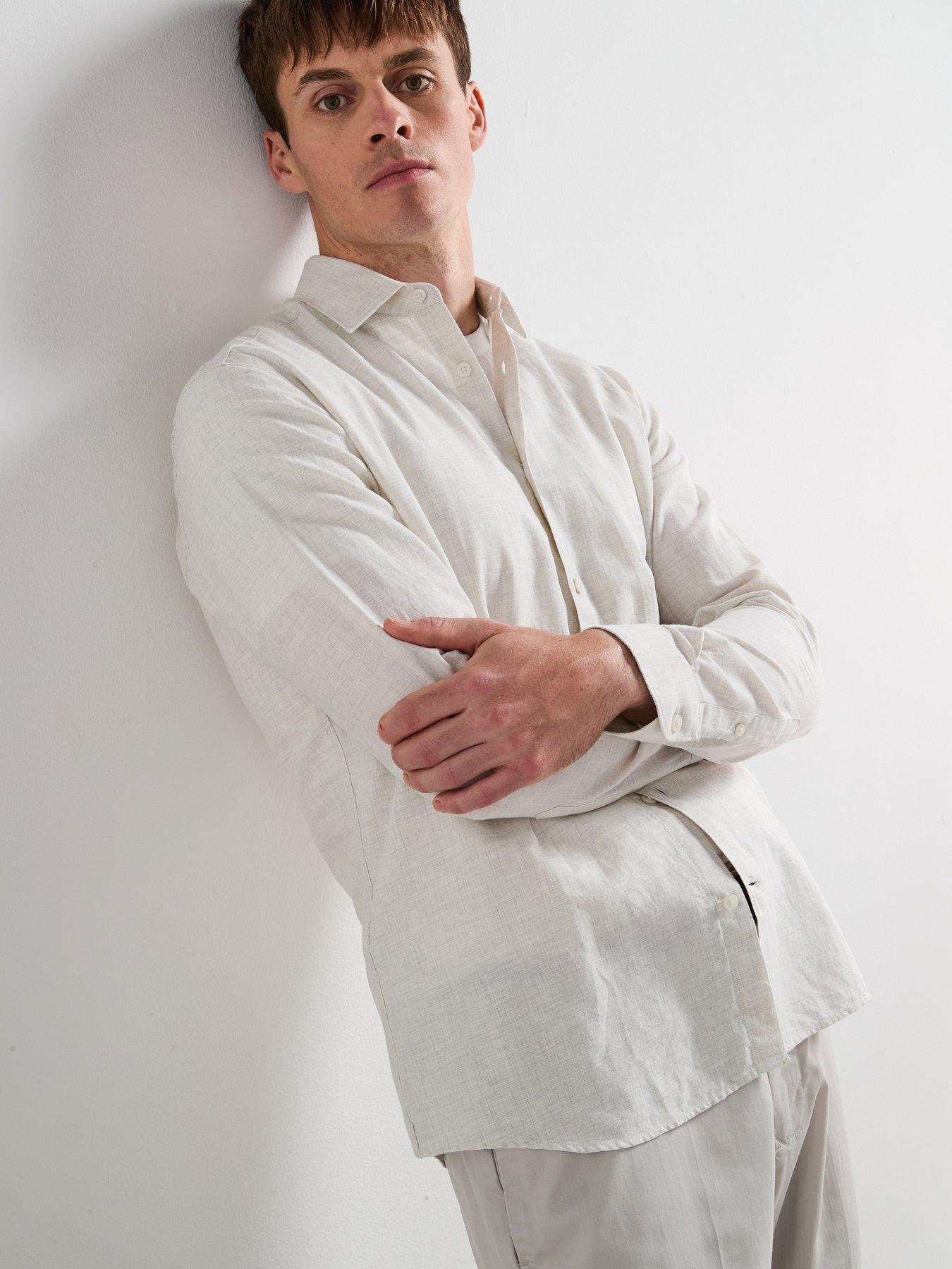 Mango Rug Long Sleeve Shirt - Cream