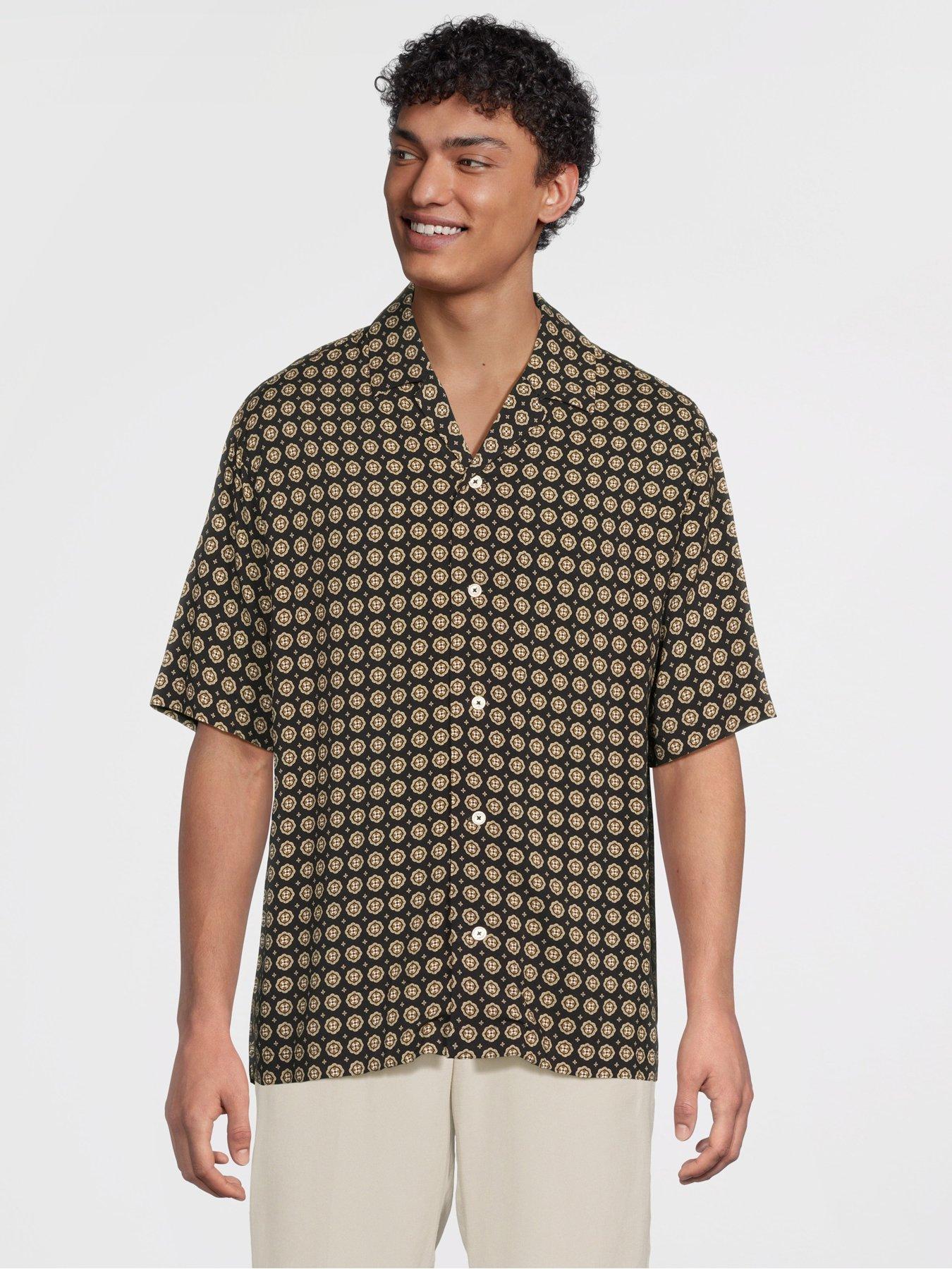 Mango Chill Short Sleeve Printed Shirt - Black