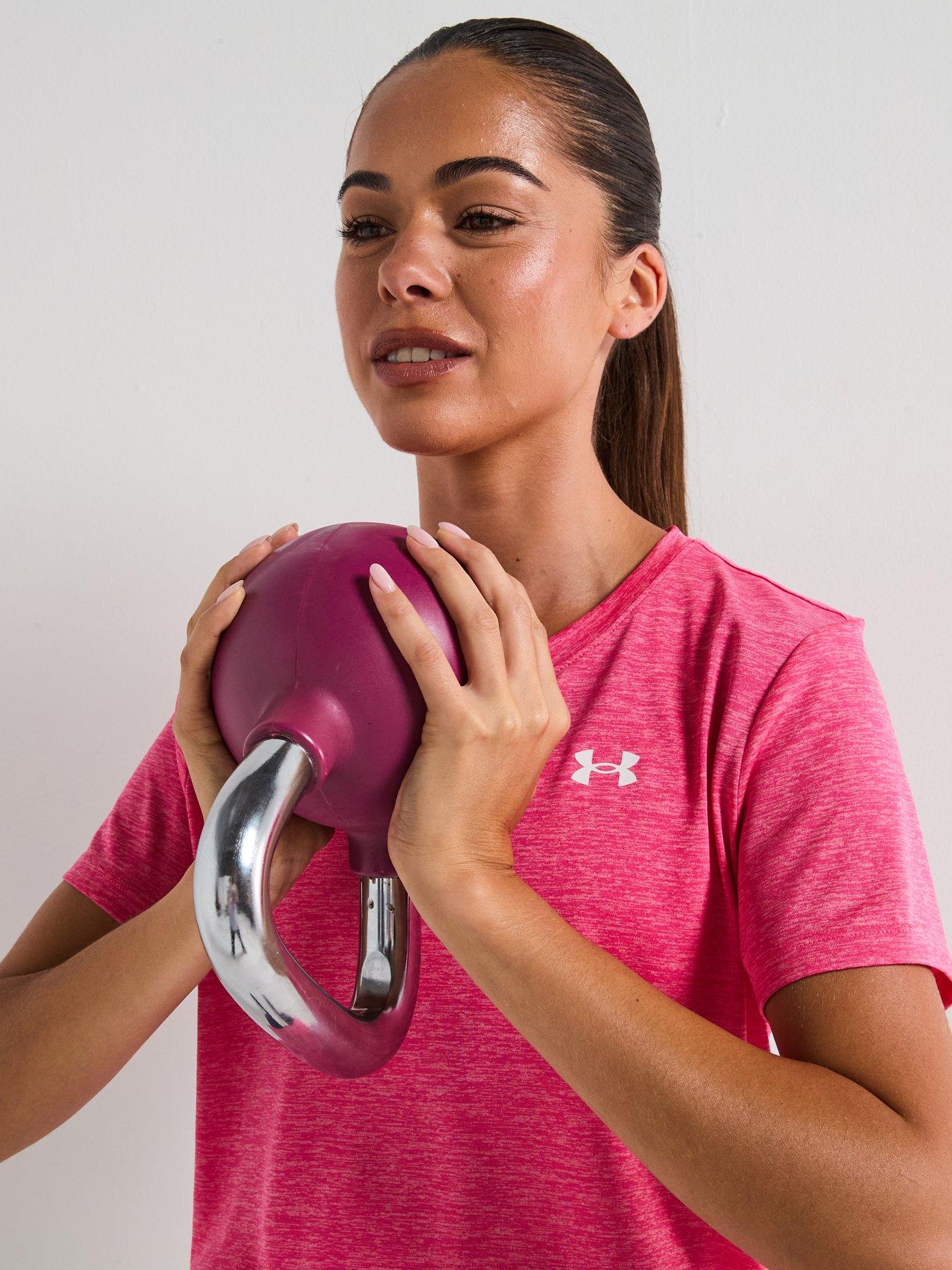UNDER ARMOUR Womens Training Tech Twist T-Shirt - Pink