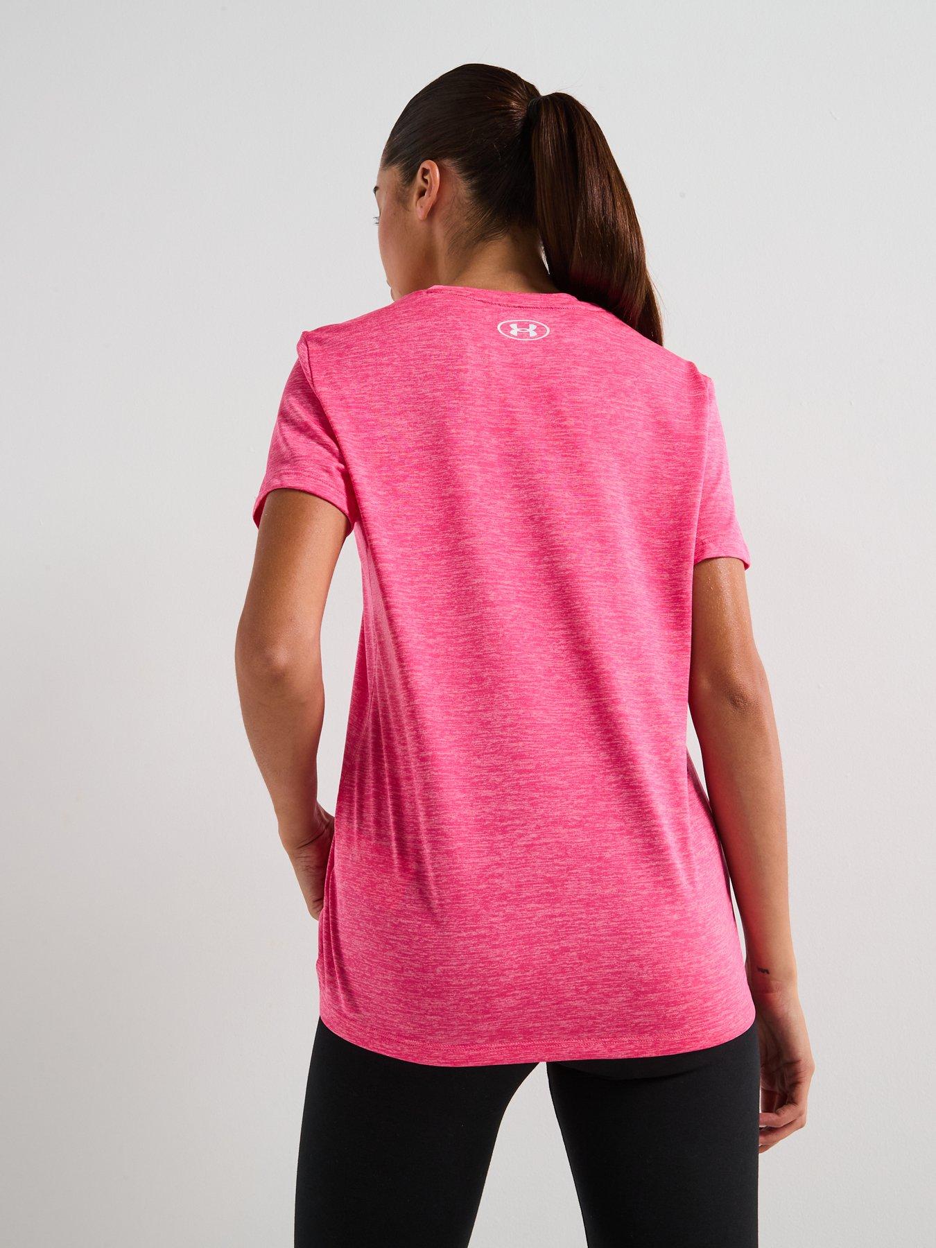 under-armour-womens-training-tech-twist-t-shirt-pinkstillFront