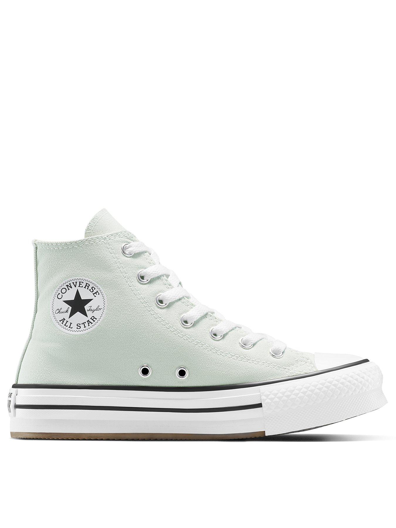 Converse Juniors Chuck Taylor All Star Eva Lift Platform High Top - Grey