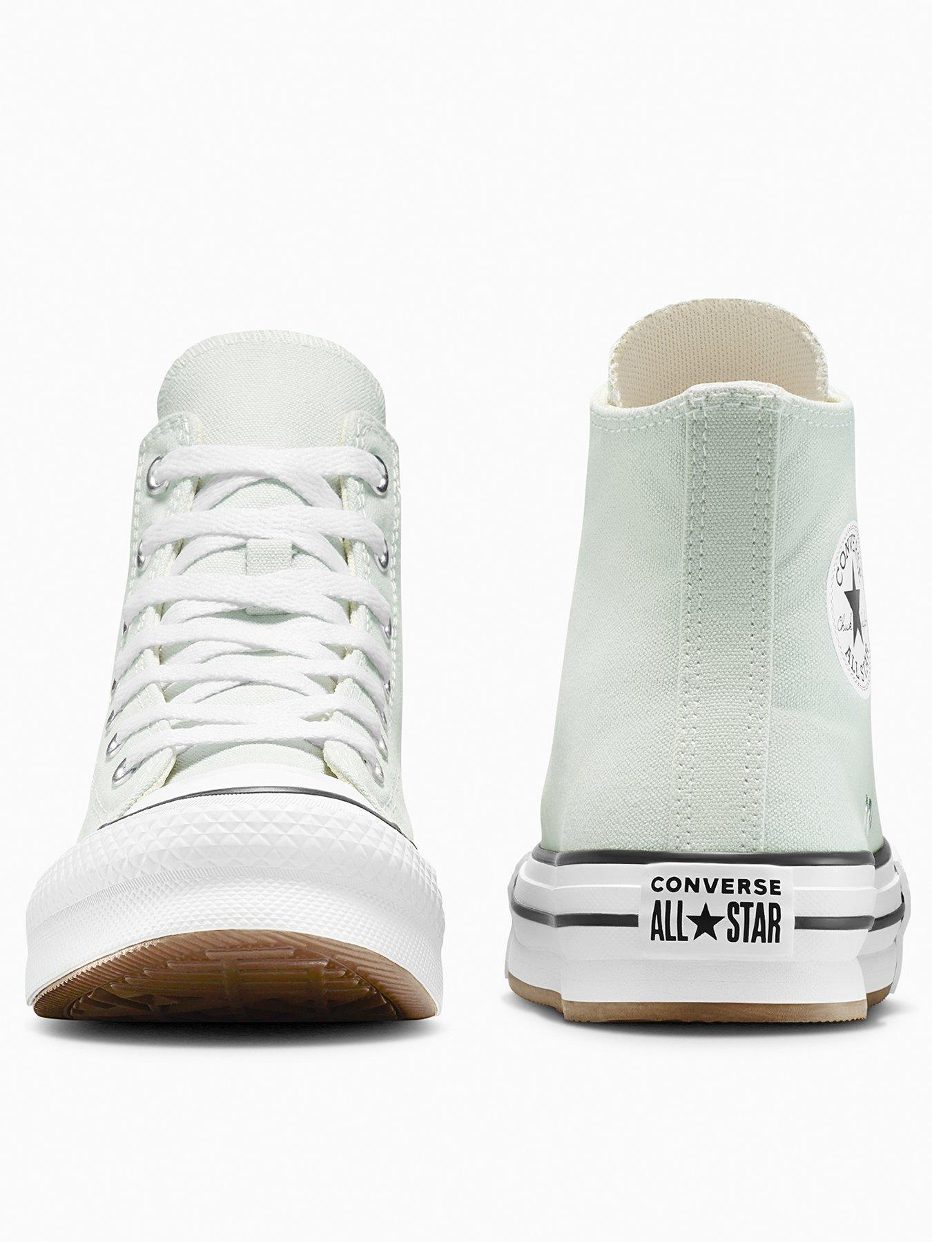 Image 3 of 7 of Converse Juniors Chuck Taylor All Star Eva Lift Platform High Top - Grey