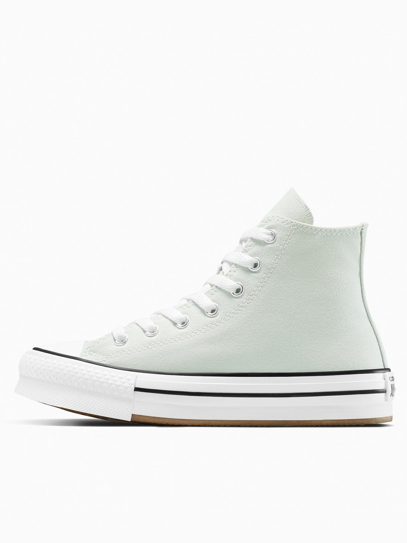 Image 7 of 7 of Converse Juniors Chuck Taylor All Star Eva Lift Platform High Top - Grey